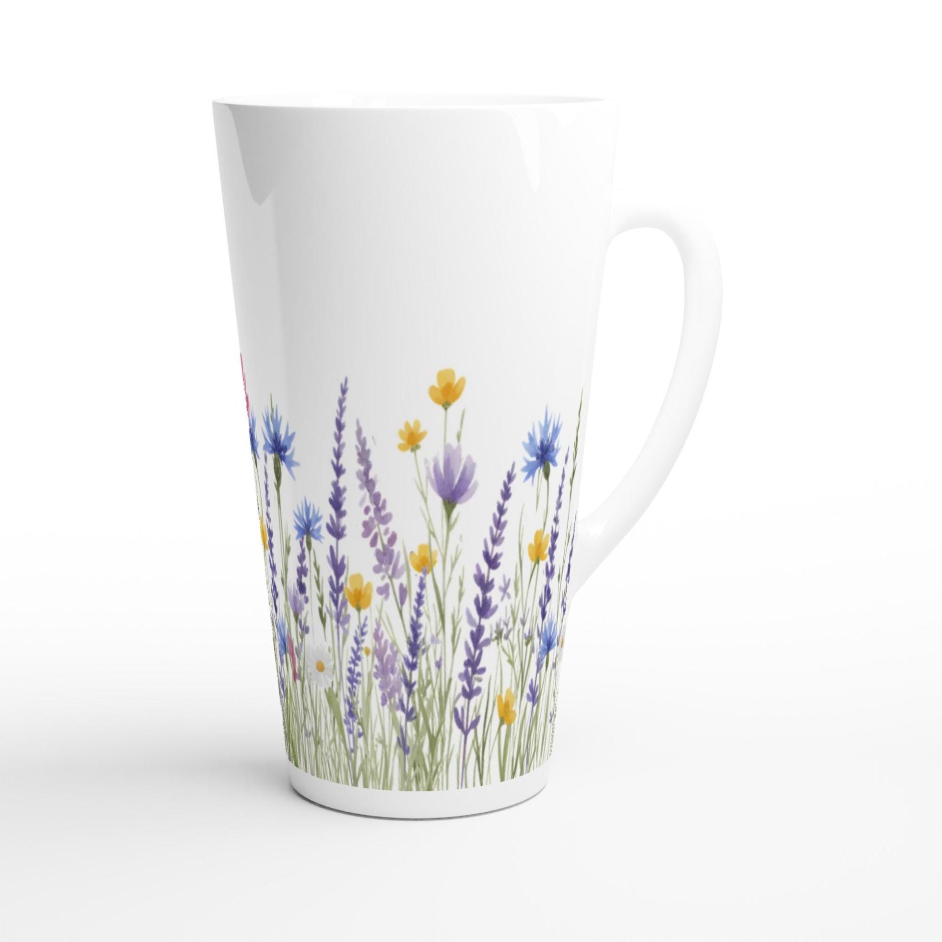 Latte 17oz Ceramic Mug - Coffee or Tea Cup, Extra Tall