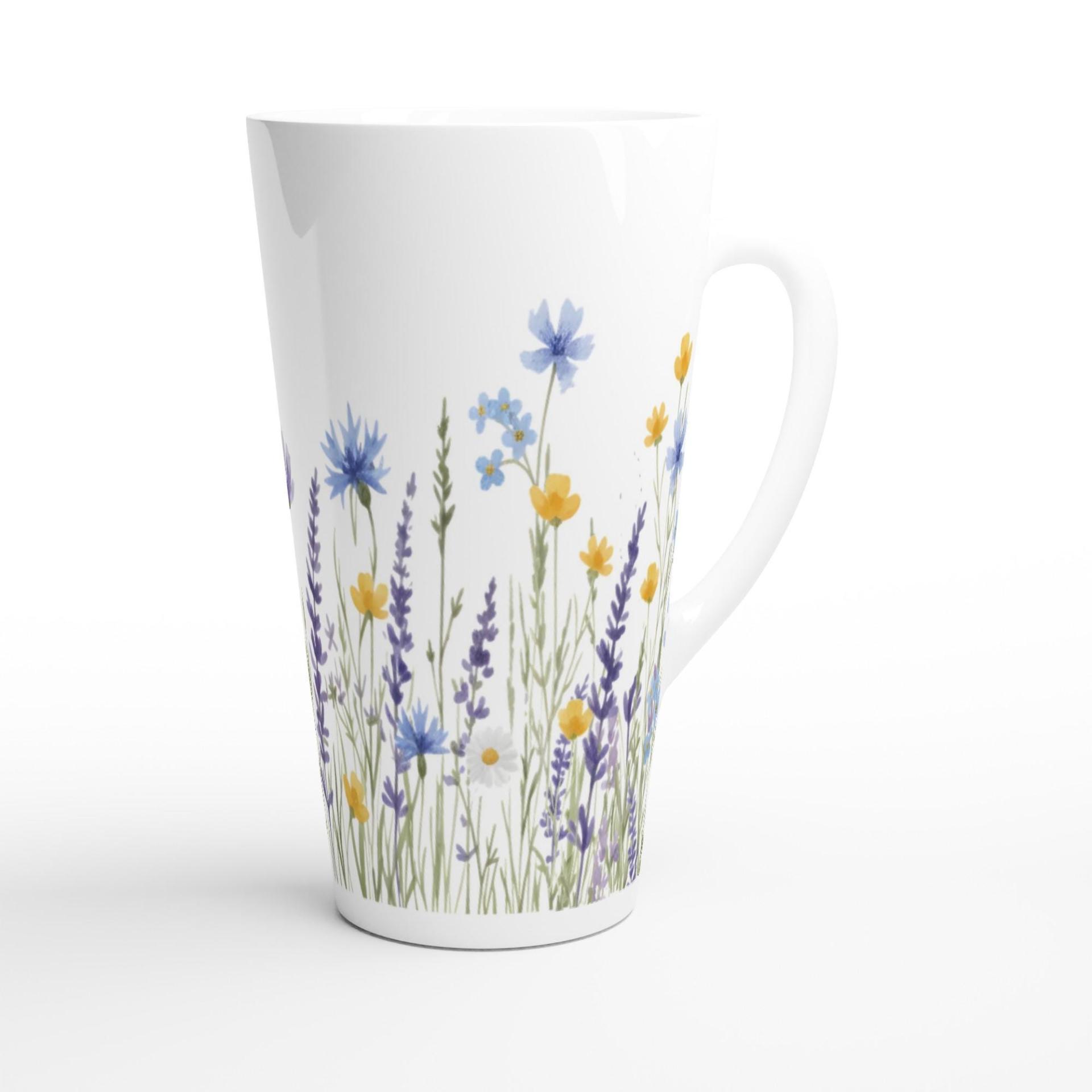 Latte 17oz Ceramic Mug - Coffee or Tea Cup, Extra Tall