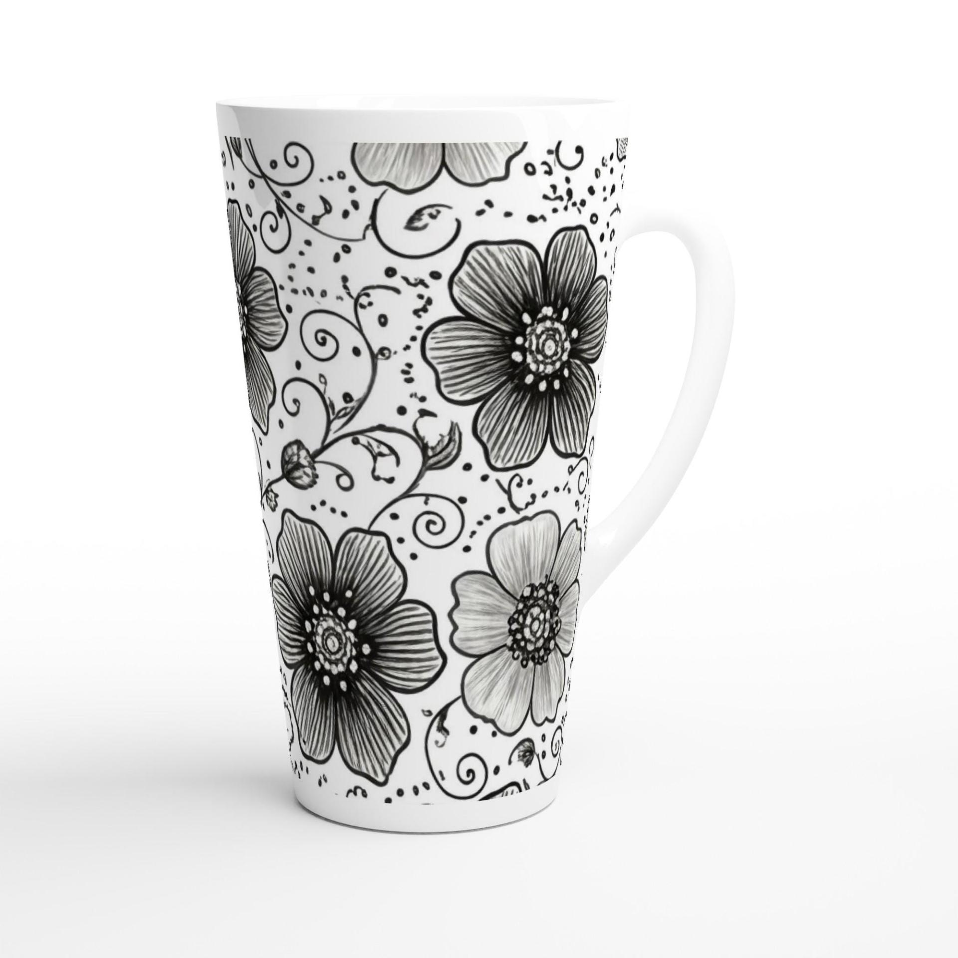 Latte 17oz Ceramic Mug - Coffee or Tea Cup, Extra Tall