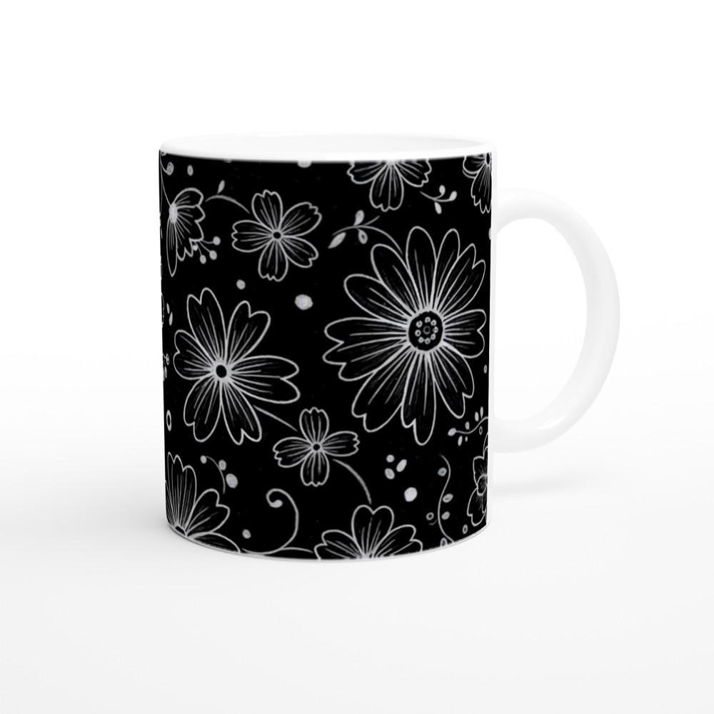 Floral Cups -  Large and Small Ceramic Mugs