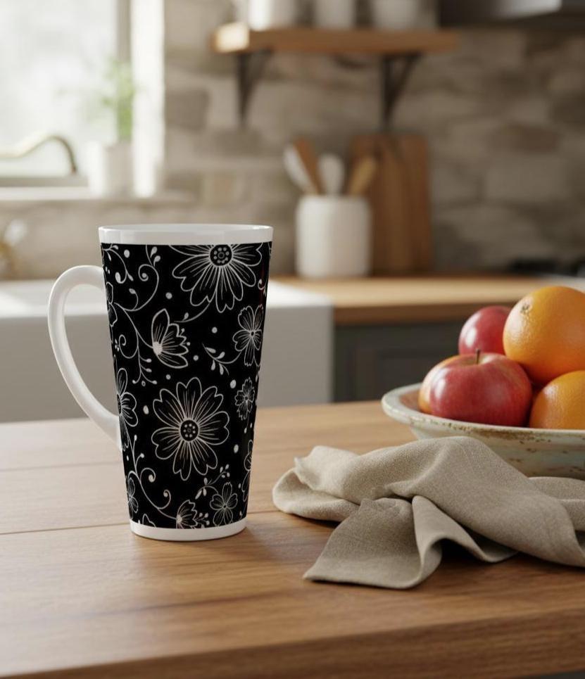 Latte 17oz Ceramic Mug - Coffee or Tea Cup, Extra Tall