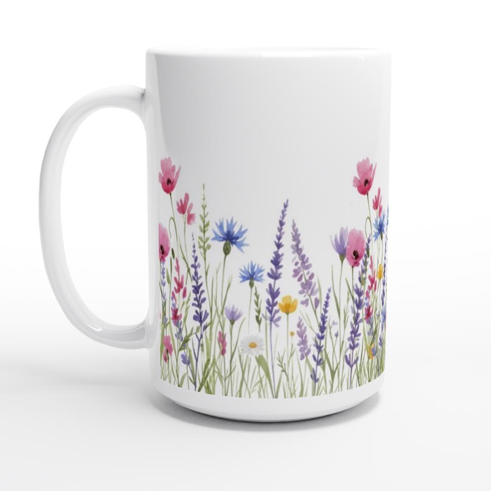 Floral Cups -  Large and Small Ceramic Mugs