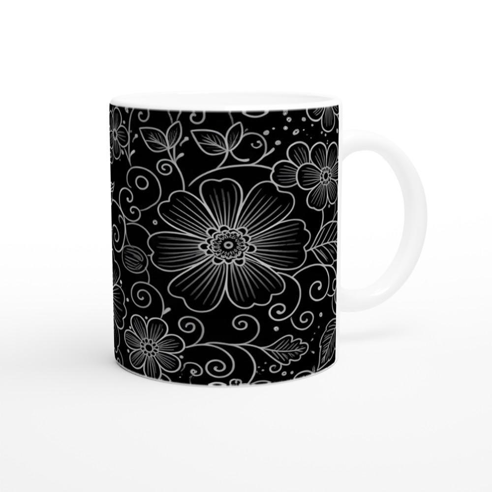 Floral Cups -  Large and Small Ceramic Mugs