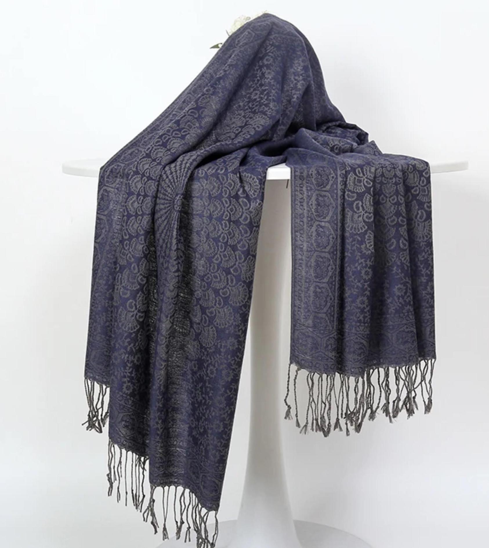 Soft Pashmina Shawl & Scarf for Women, Wide Scarf, Sarong or Head Wraps