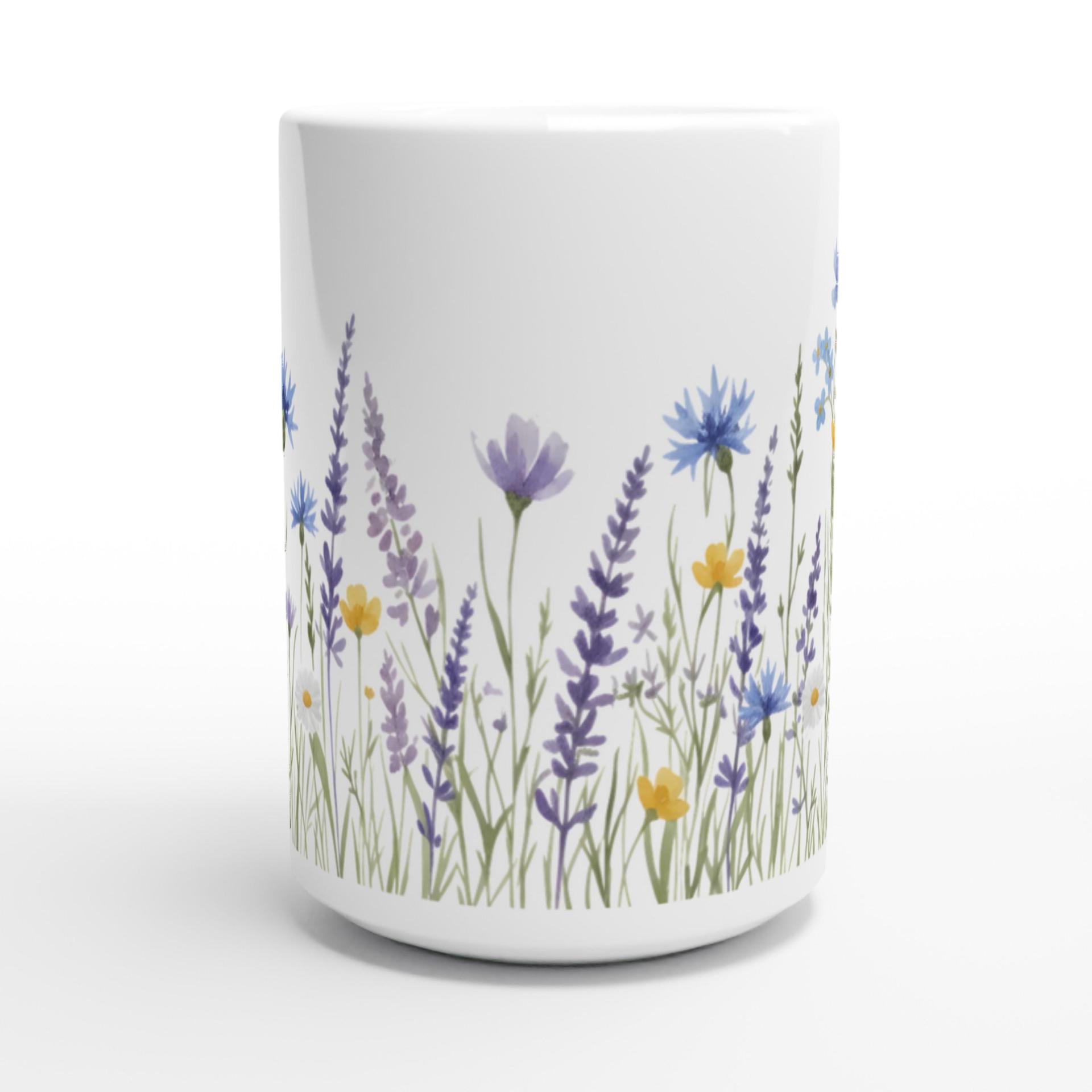 Floral Cups -  Large and Small Ceramic Mugs