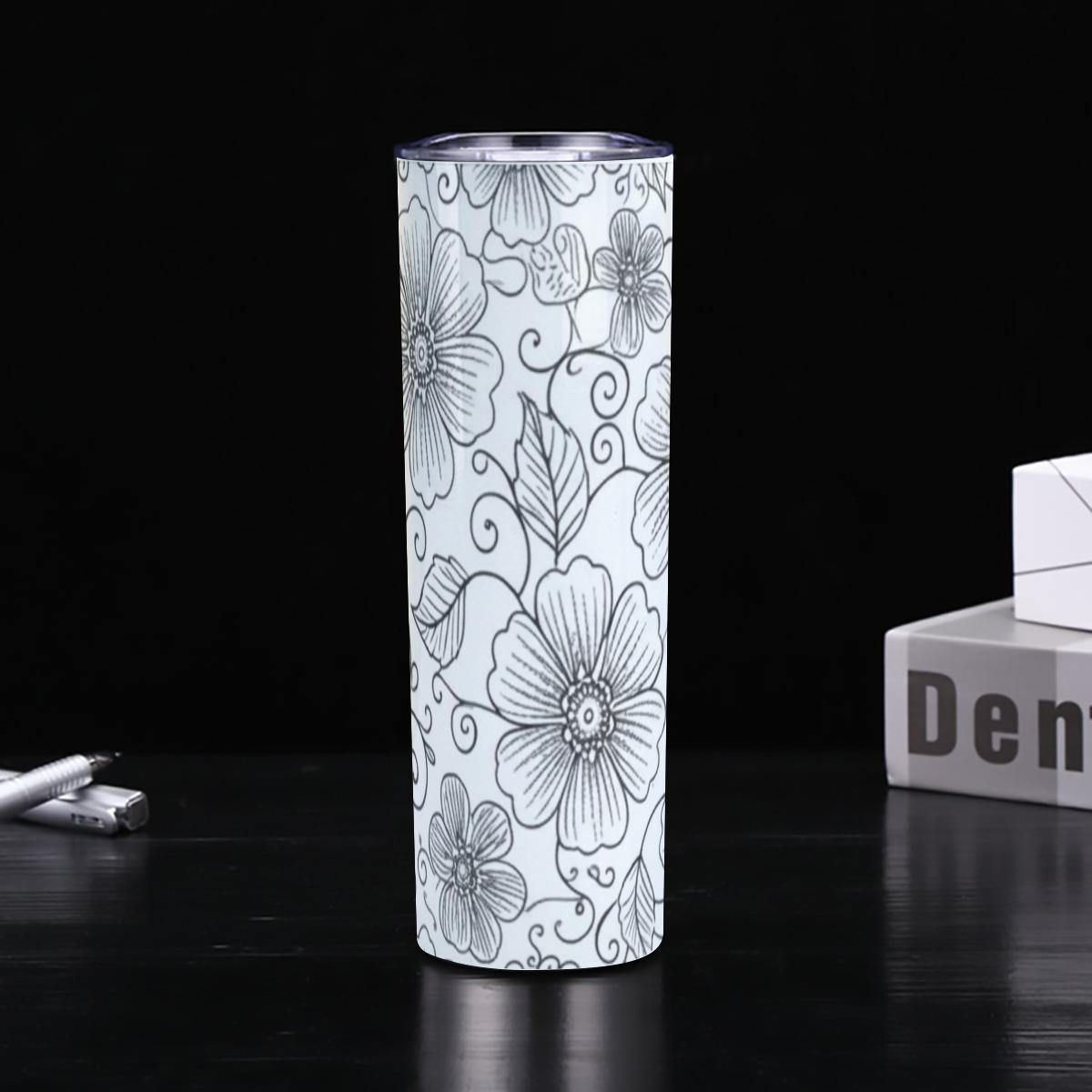 Skinny Tumbler, 20 oz Stainless Steel Insulated Travel Mug