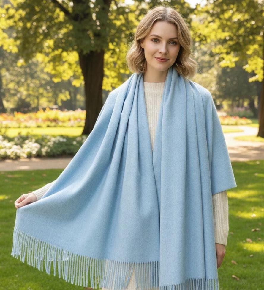 22 Colors - Blanket Scarf and Shawl - Super Soft Wool Blend Wrap