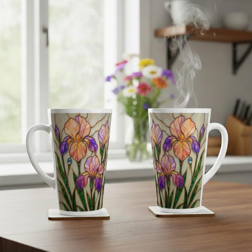 Latte 17oz Ceramic Mug - Coffee or Tea Cup, Extra Tall