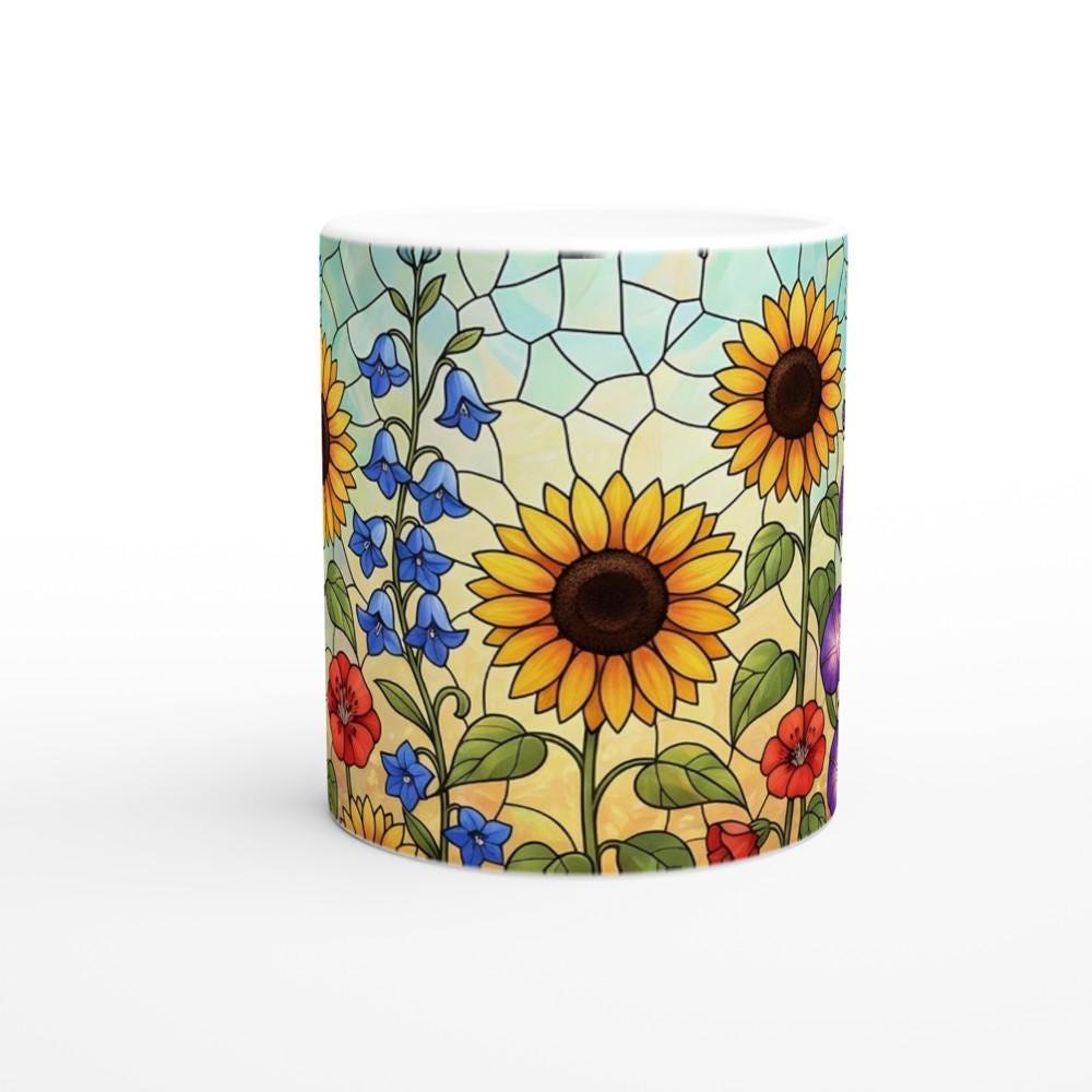 Floral Cups -  Large and Small Ceramic Mugs