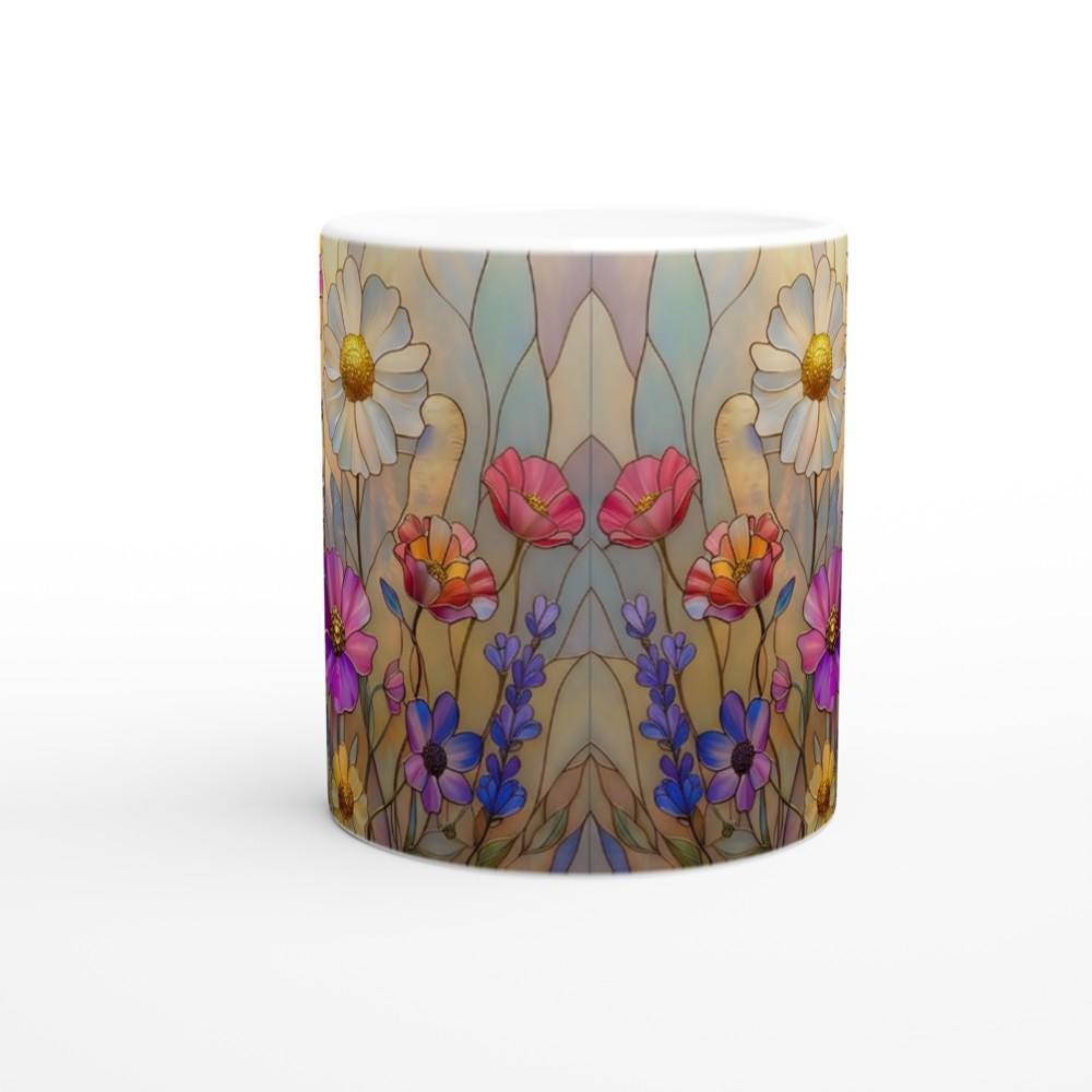 Floral Cups -  Large and Small Ceramic Mugs