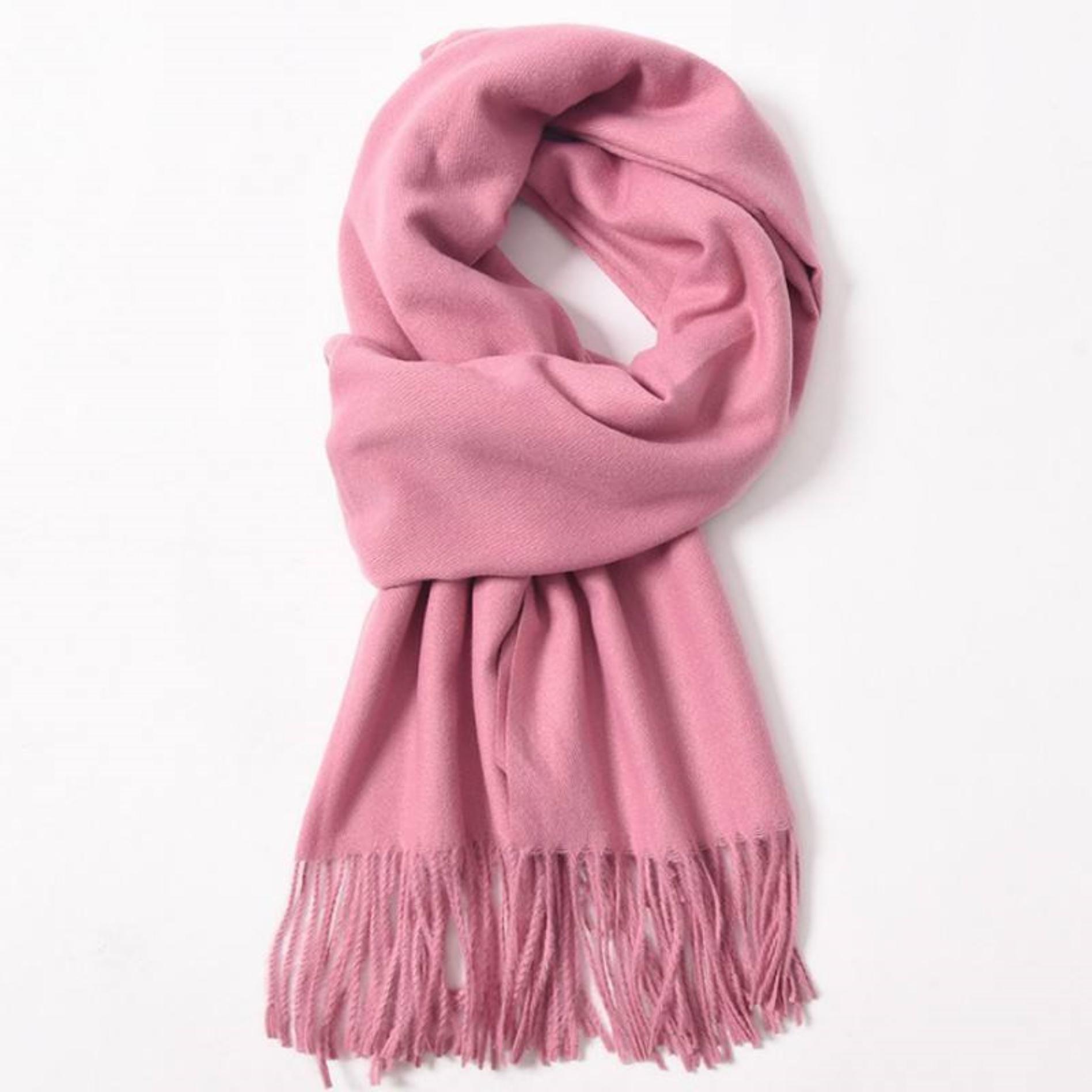 Rose Pashmina, Blanket Shawl - Lightweight Wide Scarf and Wrap