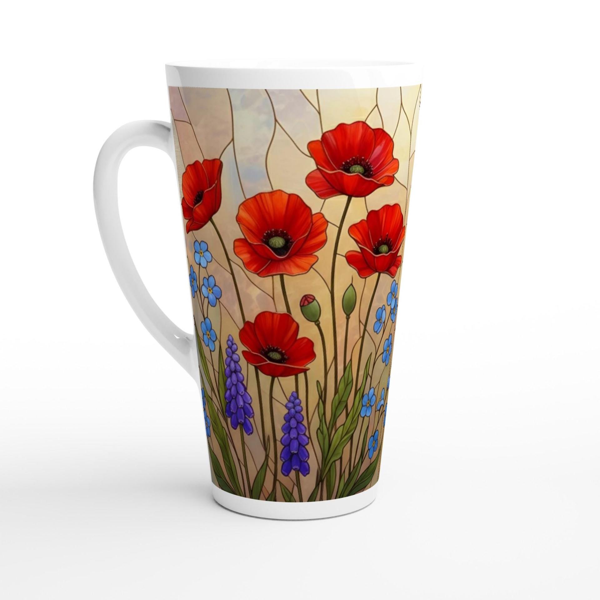 Latte 17oz Ceramic Mug - Coffee or Tea Cup, Extra Tall