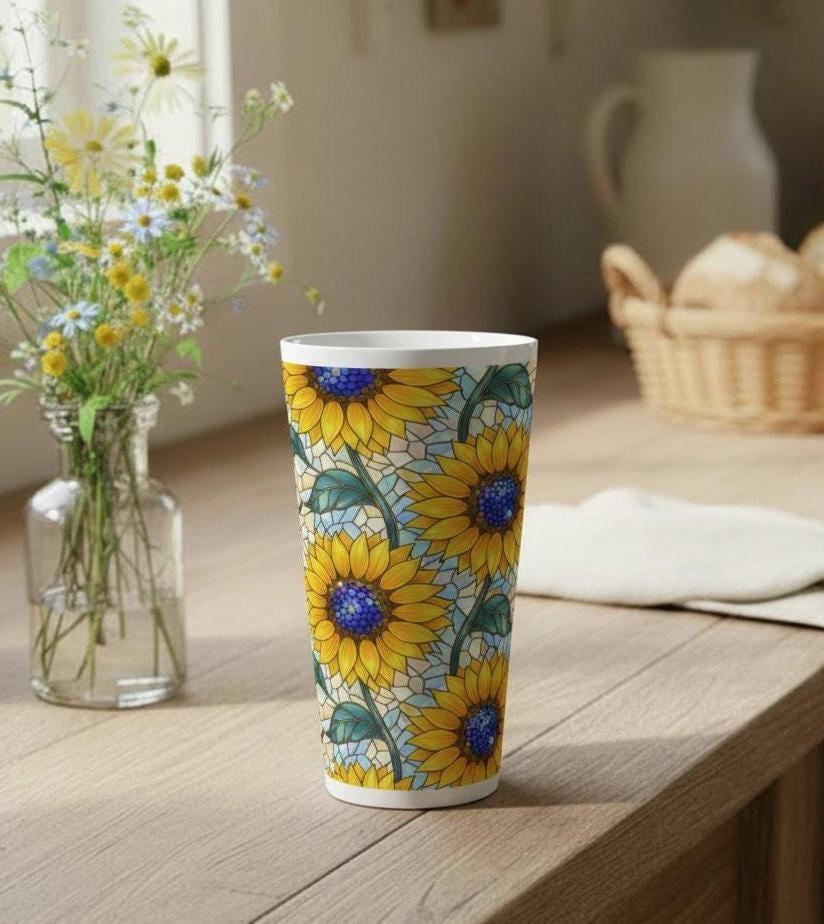 Latte 17oz Ceramic Mug - Coffee or Tea Cup, Extra Tall