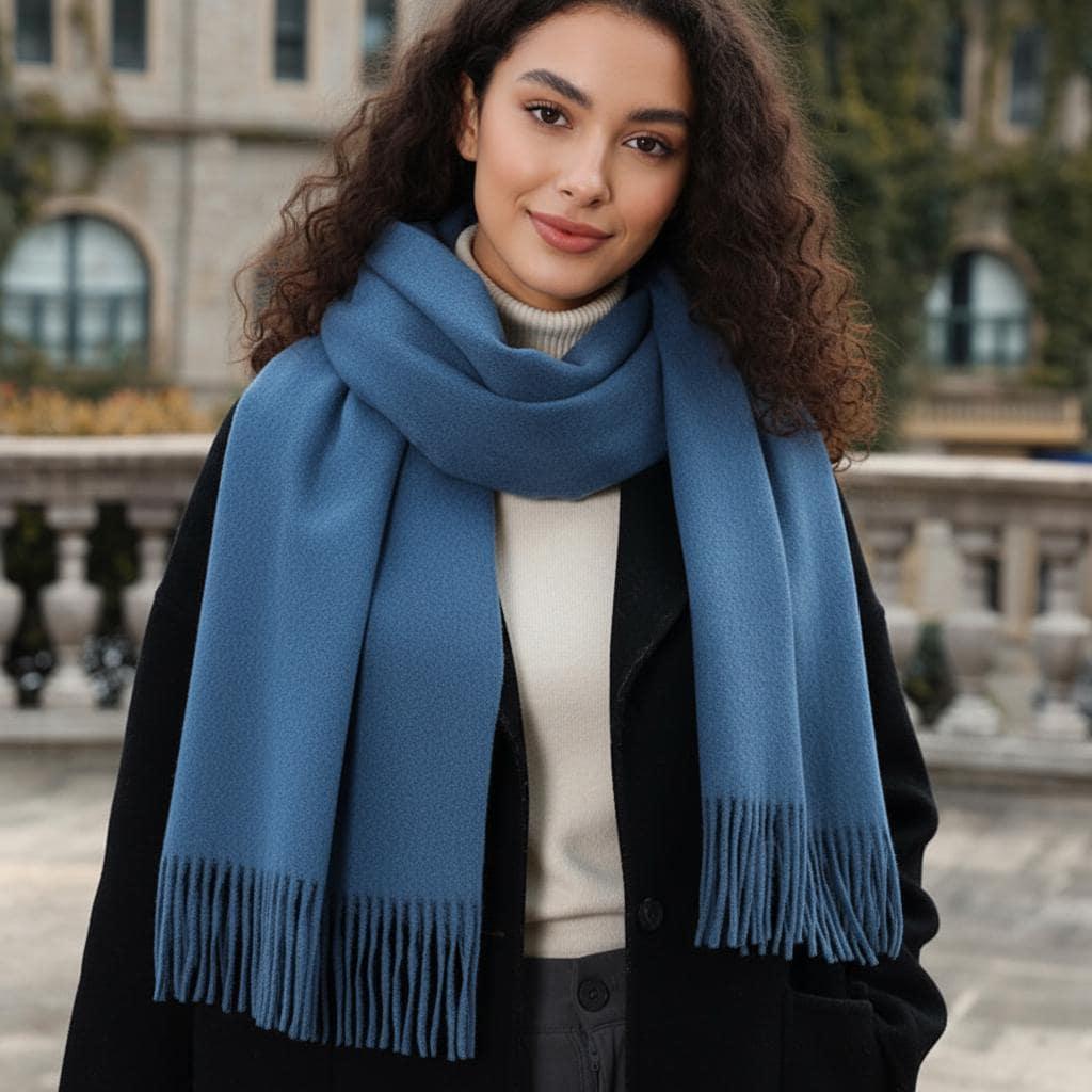 Blanket Shawl - Thick Wide Scarf - Pashmina Super Soft Wrap