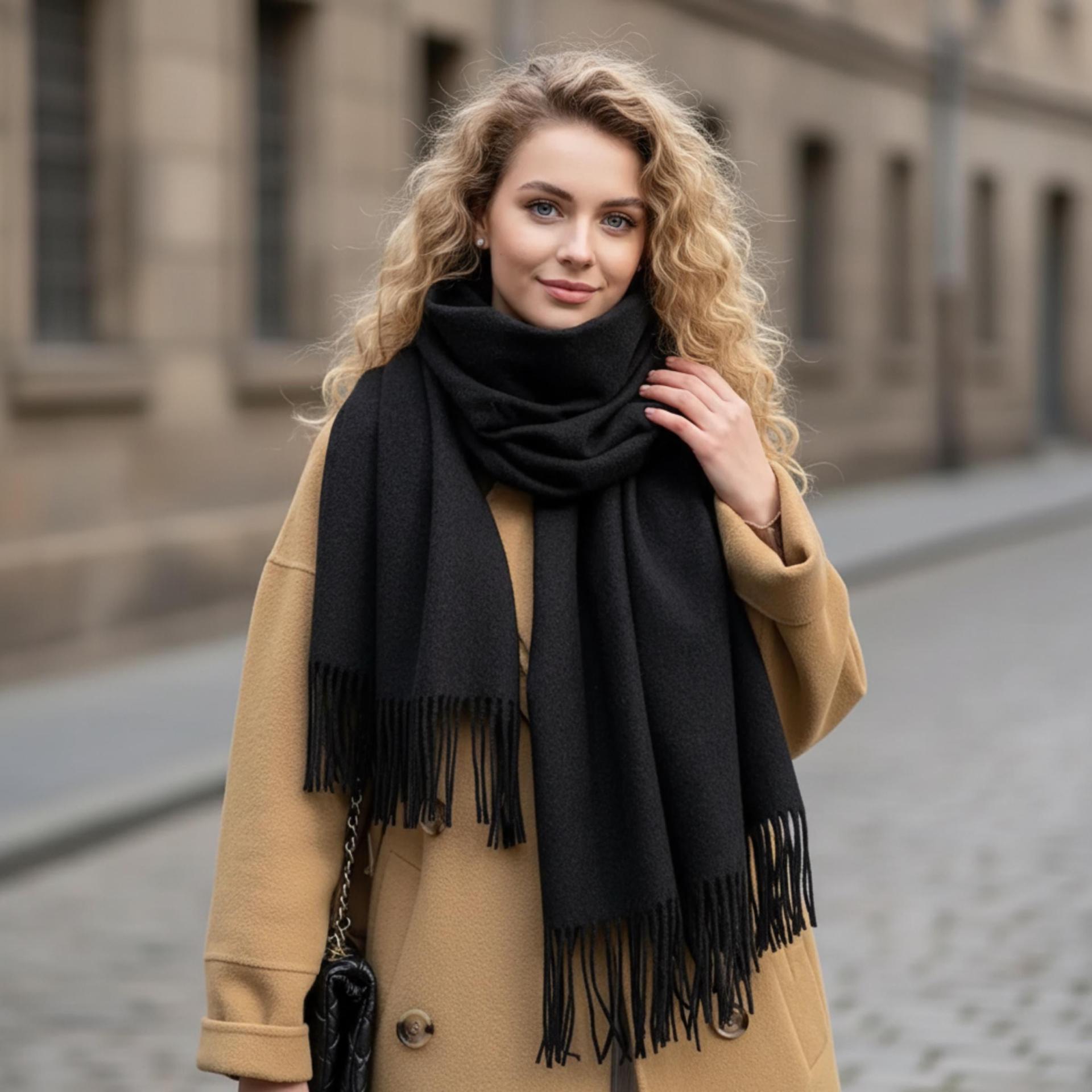 Rayon Pashmina, Blanket Shawl, Wide Scarf, Head Wrap