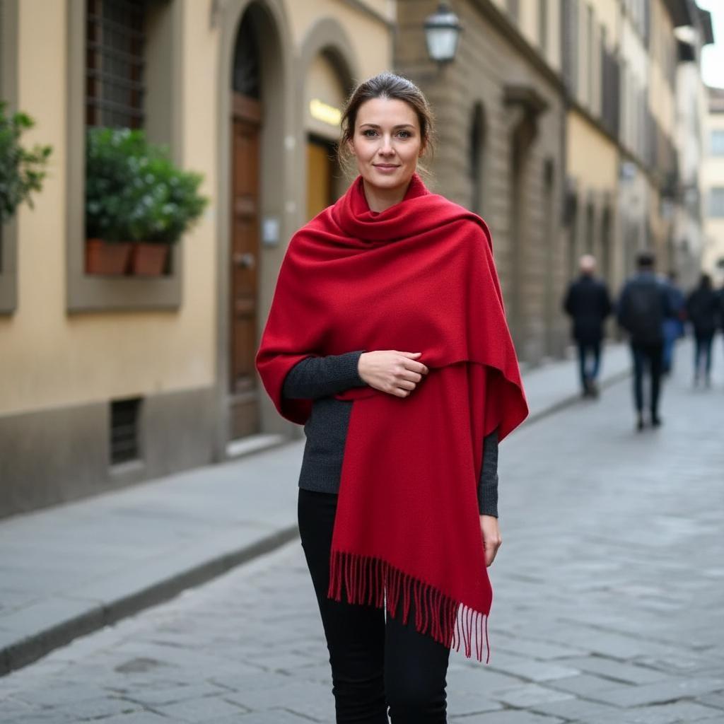Rayon Pashmina, Blanket Shawl, Wide Scarf, Head Wrap