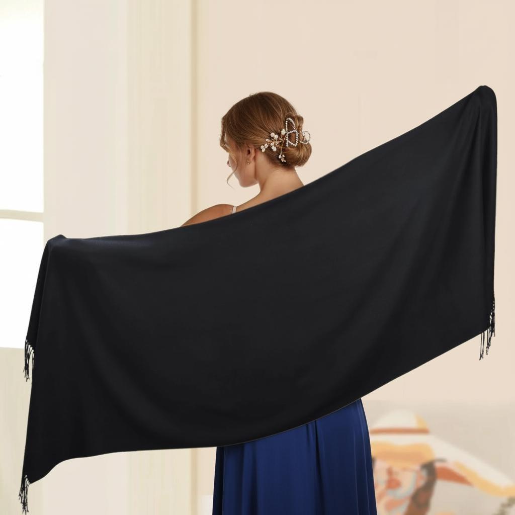 Rayon Pashmina, Blanket Shawl, Wide Scarf, Head Wrap