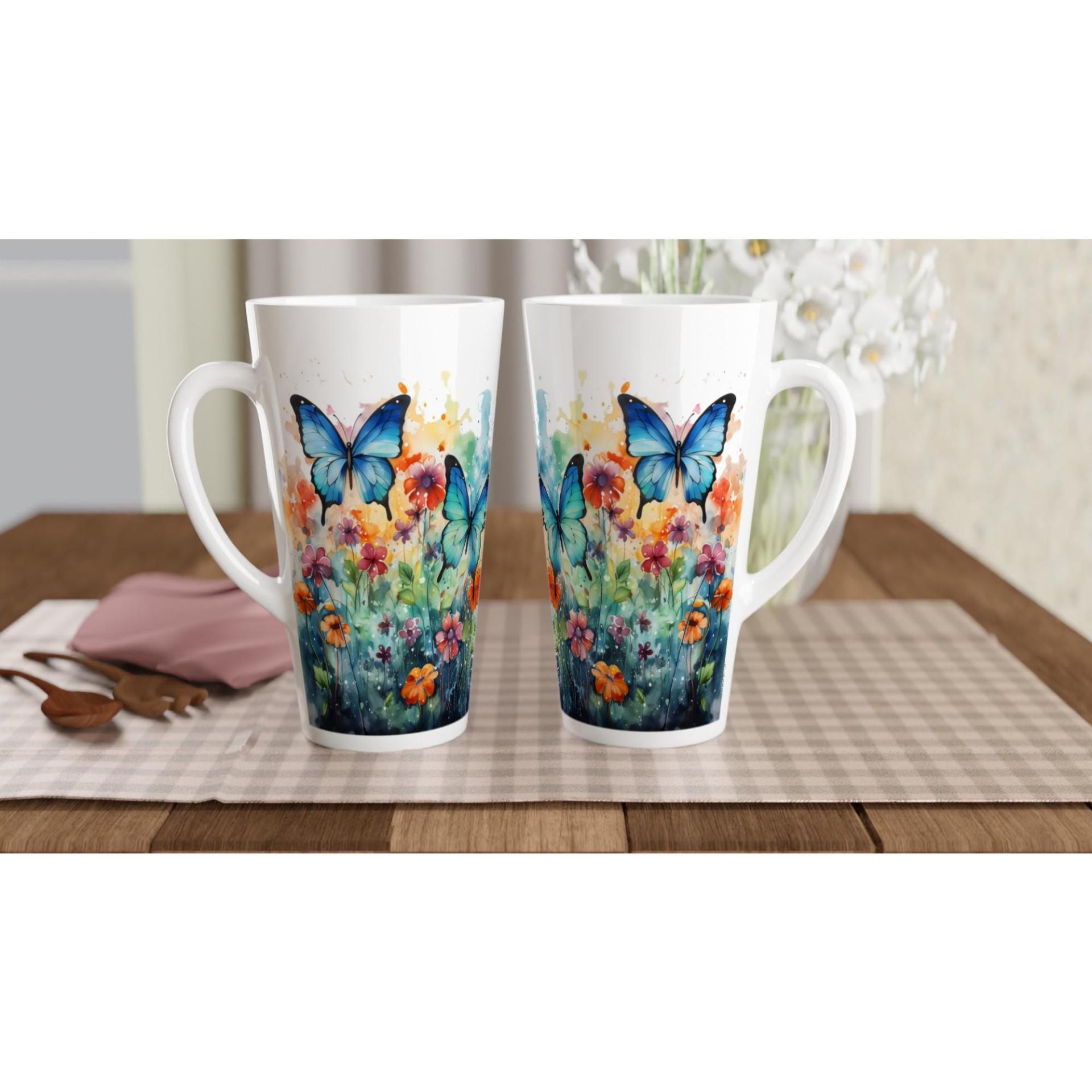 Latte 17oz Ceramic Mug - Coffee or Tea Cup, Extra Tall