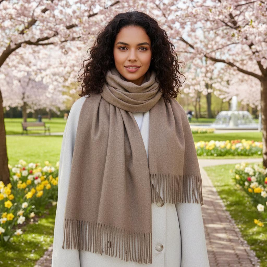Blanket Shawl - Thick Wide Scarf - Super Soft Wrap