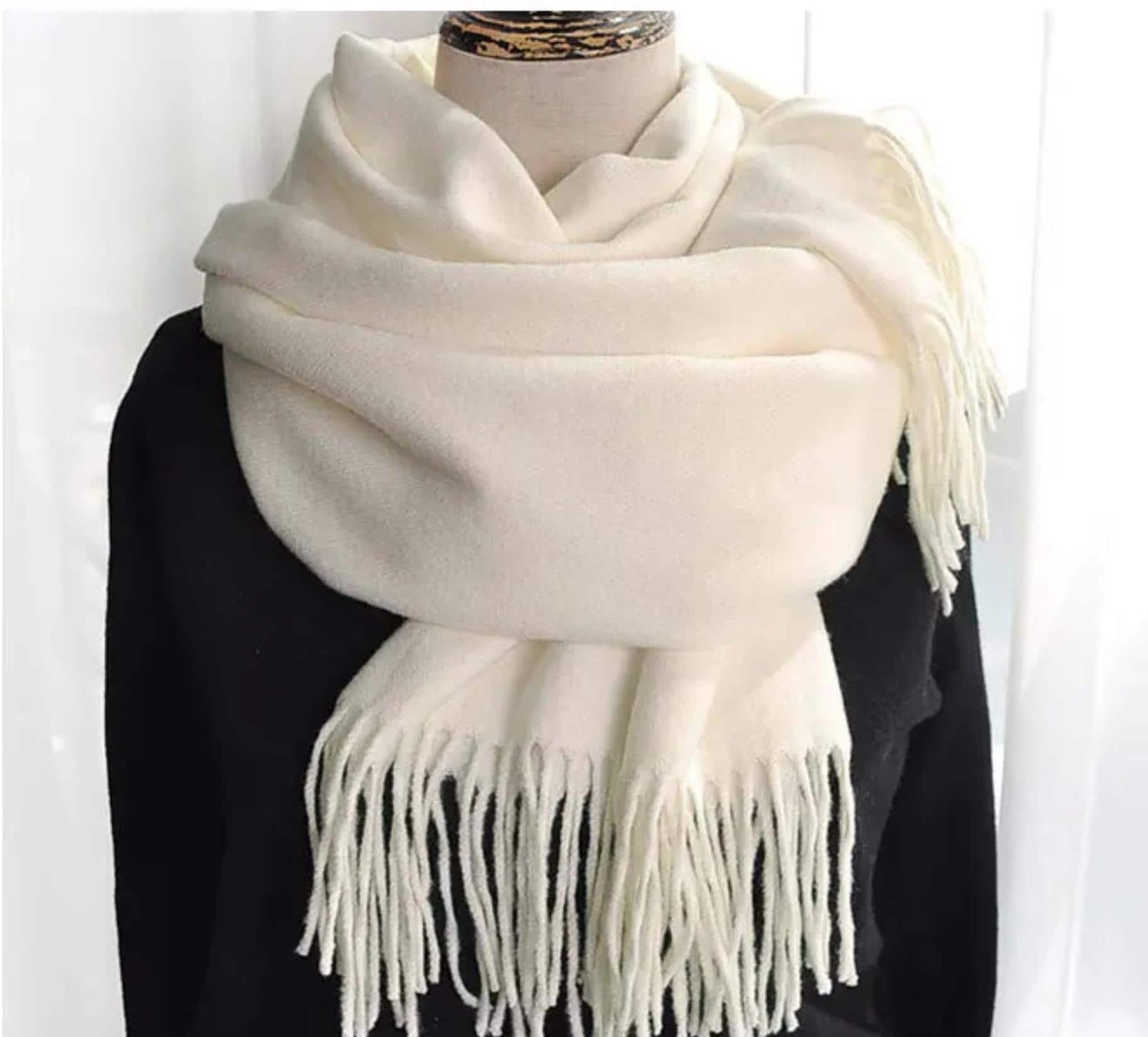 Light Weight Blanket Shawl - 17 Colors - Soft wide Scarf and Wrap