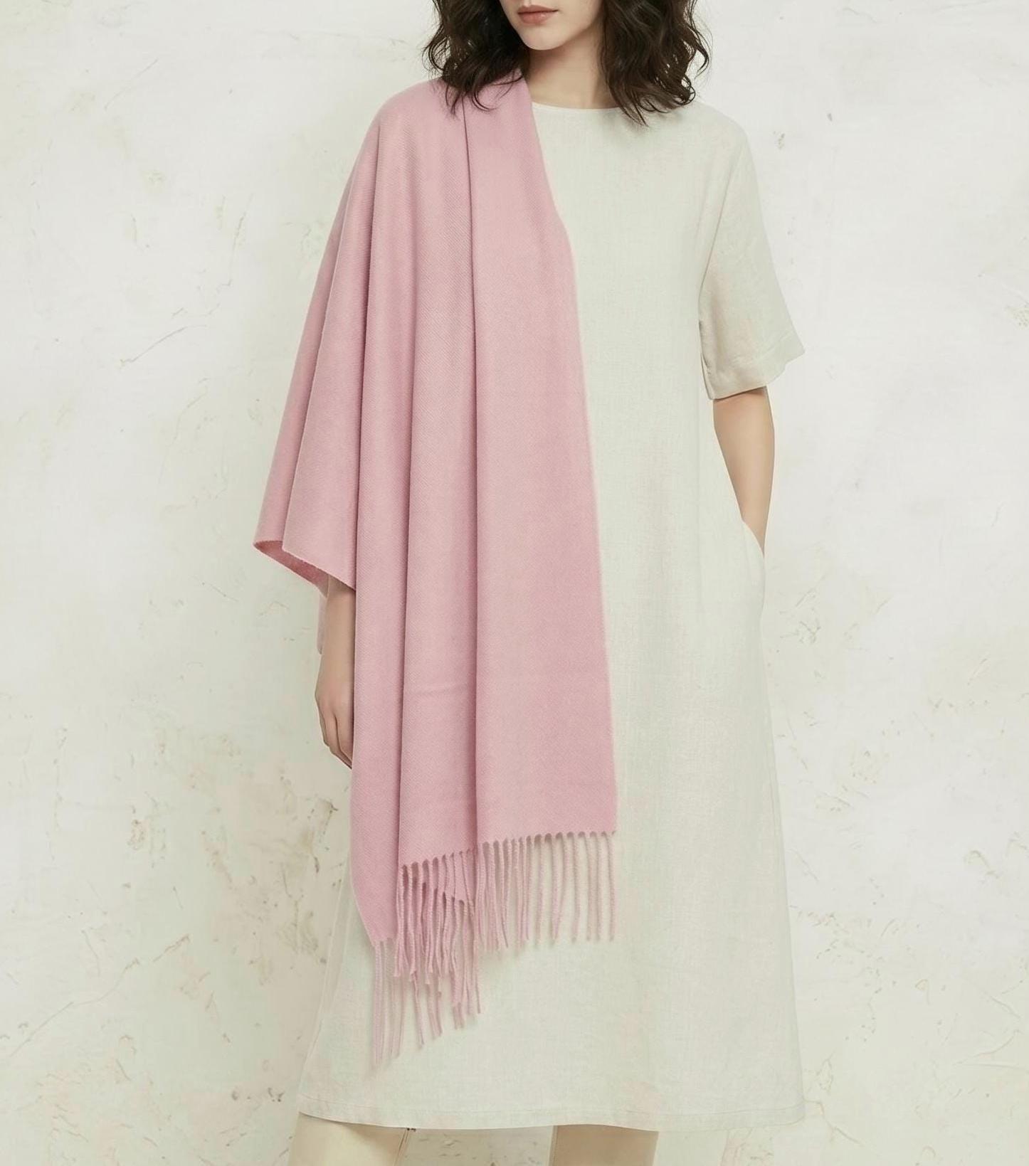 Rayon Pashmina, Blanket Shawl, Wide Scarf, Head Wrap