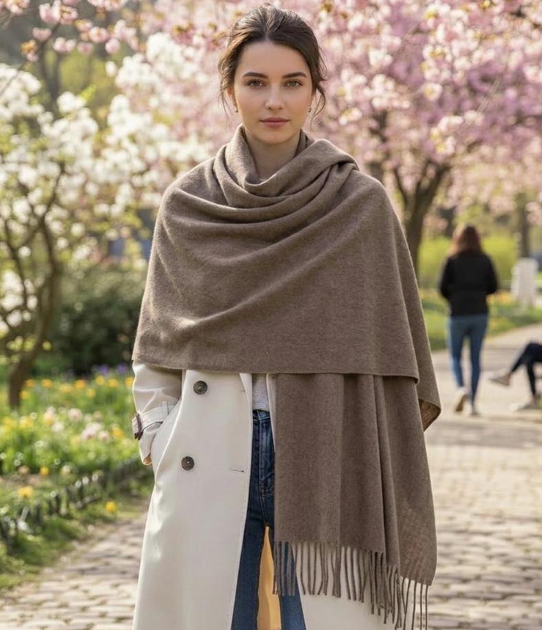 26 Colors - Cashmere Wool Blend - Blanket Scarf and Shawl - Multiple Colors Extra Soft Wrap