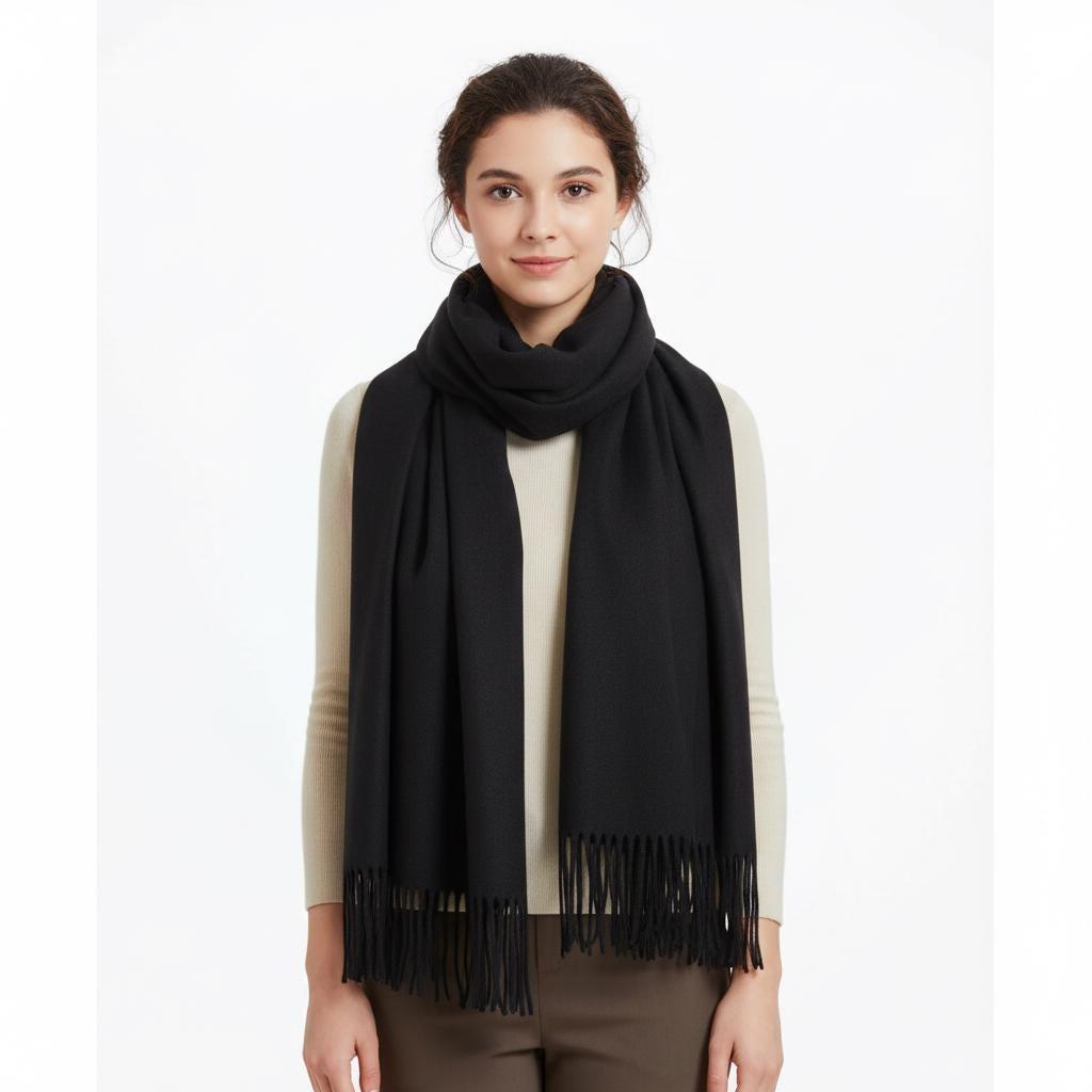Rayon Pashmina, Blanket Shawl, Wide Scarf, Head Wrap