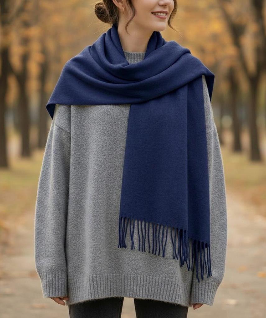 26 Colors - Cashmere Wool Blend - Blanket Scarf and Shawl - Multiple Colors Extra Soft Wrap