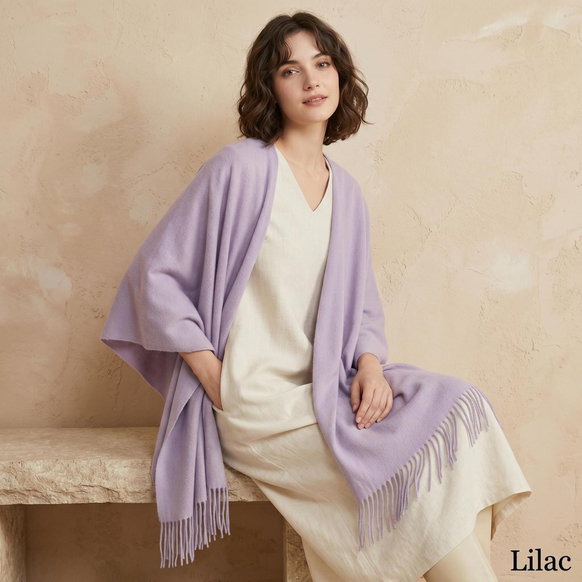 26 Colors - Cashmere Wool Blend - Blanket Scarf and Shawl - Multiple Colors Extra Soft Wrap