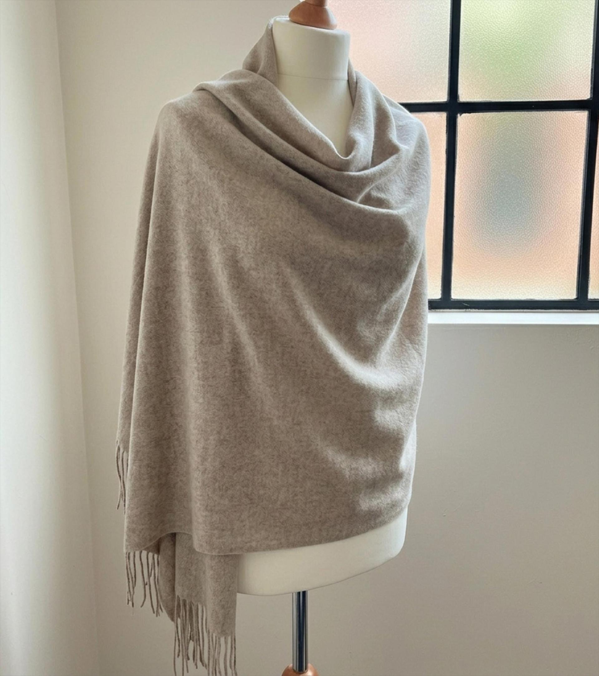 20 Colors - Blanket Scarf and Shawl - Super Soft Wool Blend Wrap