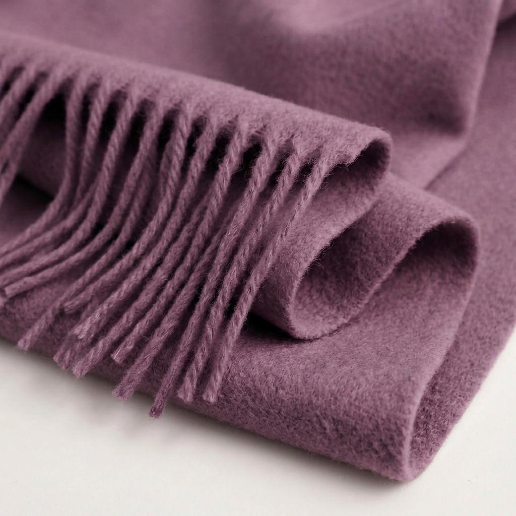 Purple Blanket Scarf and Shawl - Super Soft Pashmina Wide Scarf