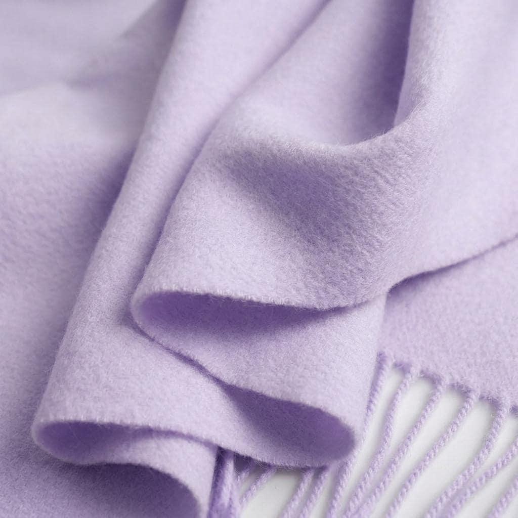 Lilac Shawl - Thick Wide Scarf - Pashmina Super Soft Wrap