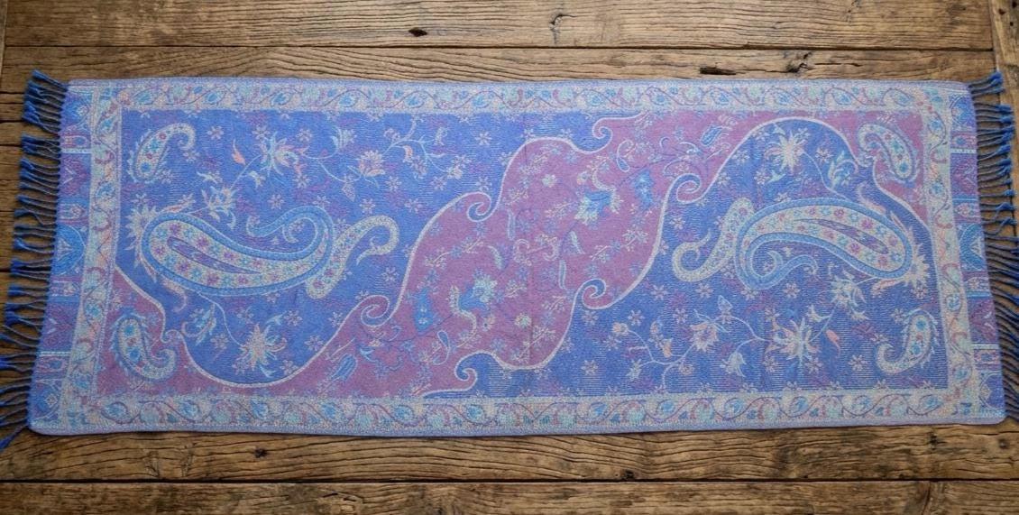 Reversible Soft Pashmina Shawl & Scarf for Women, Jacquard Brocade, Shawl, Sarong or Head Wraps