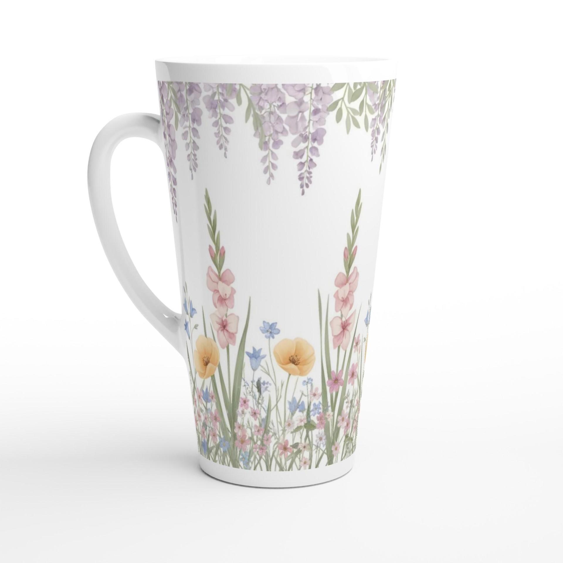 Latte 17oz Ceramic Mug - Coffee or Tea Cup, Extra Tall
