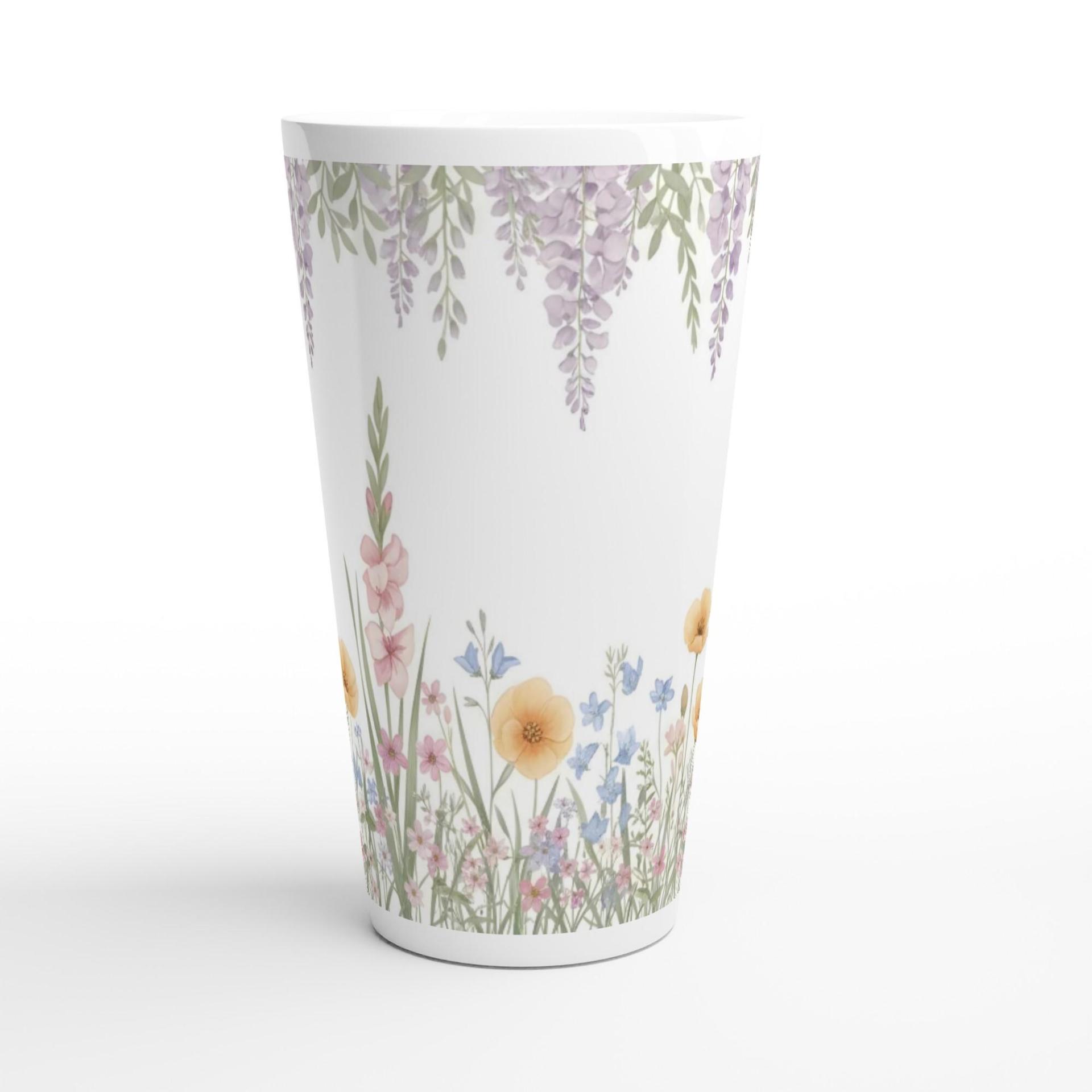 Latte 17oz Ceramic Mug - Coffee or Tea Cup, Extra Tall