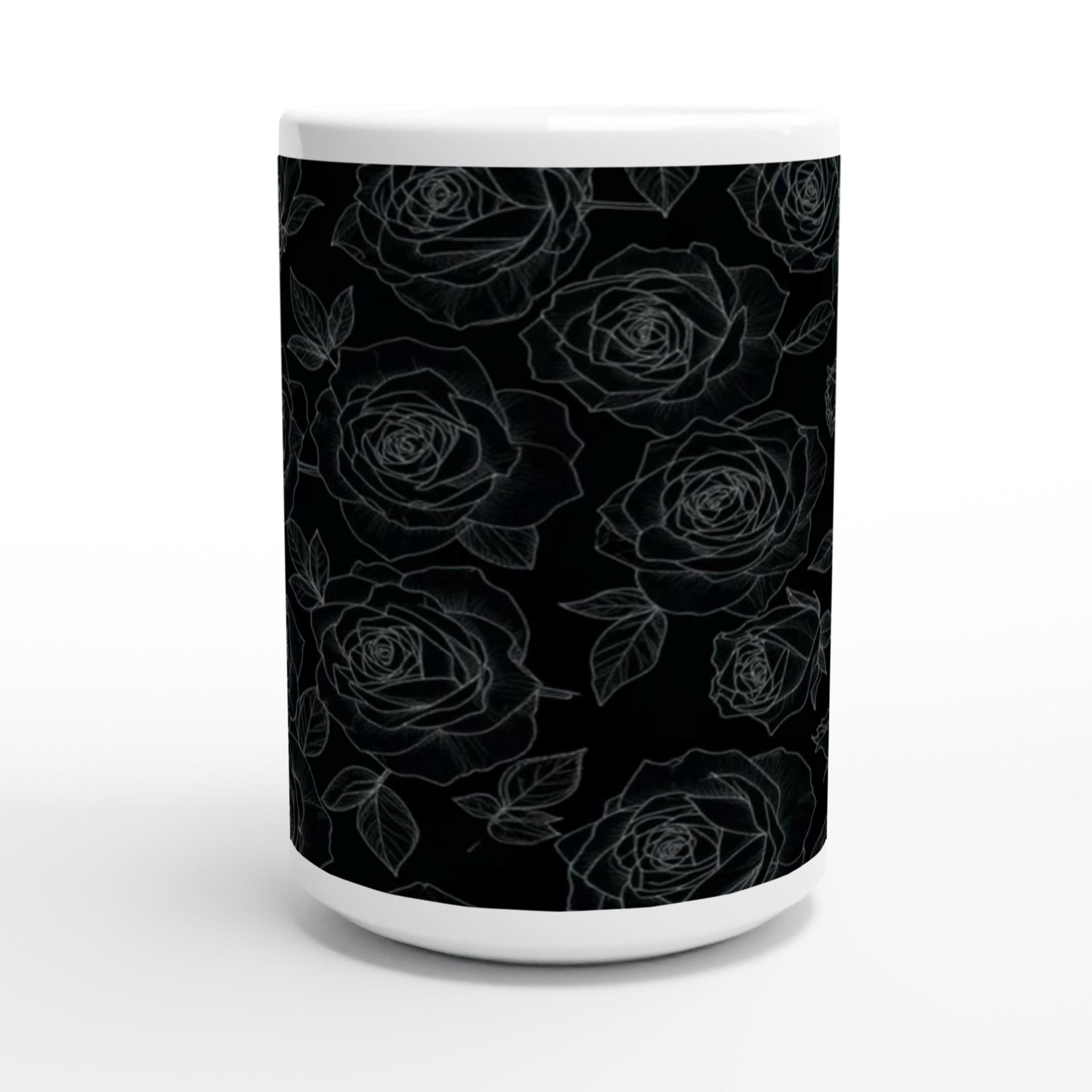 Floral Cups -  Large and Small Ceramic Mugs