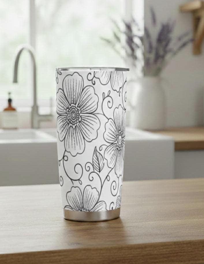 Travel Mug, Stainless Steel, 20 oz Insulated Cup