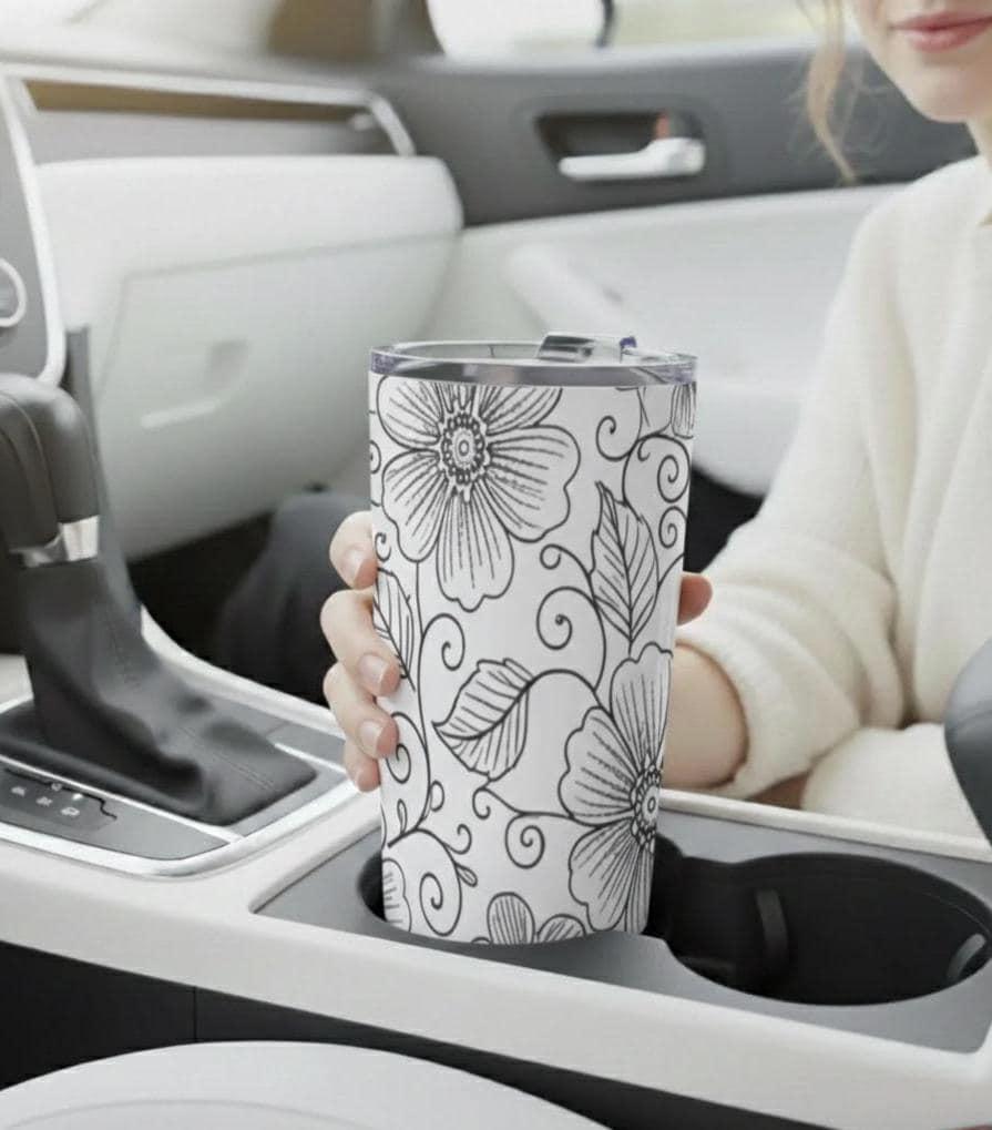 Travel Mug, Stainless Steel, 20 oz Insulated Cup