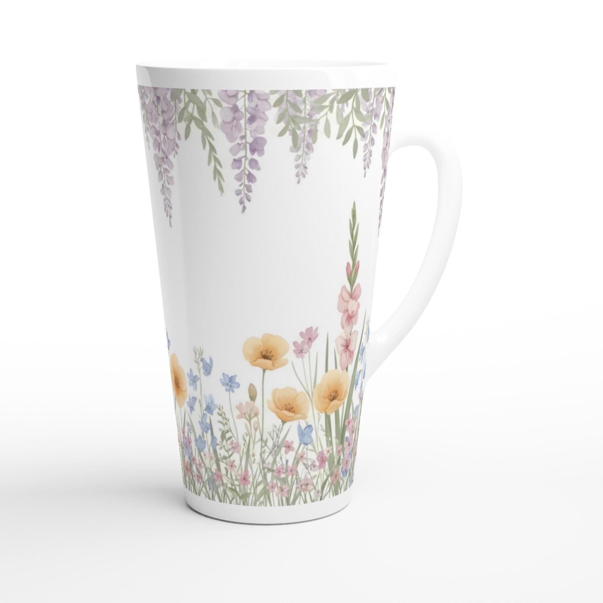 Latte 17oz Ceramic Mug - Coffee or Tea Cup, Extra Tall
