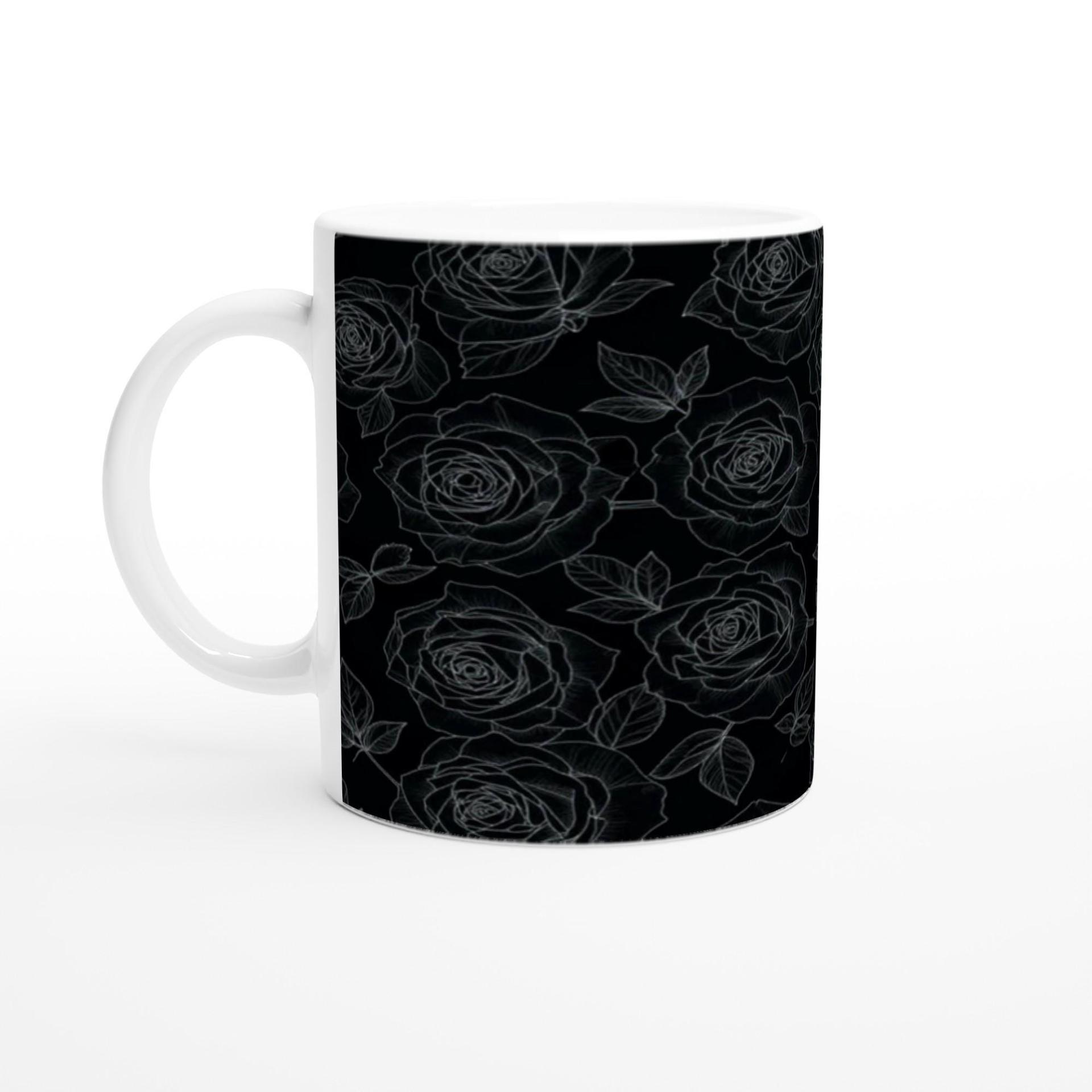 Floral Cups -  Large and Small Ceramic Mugs