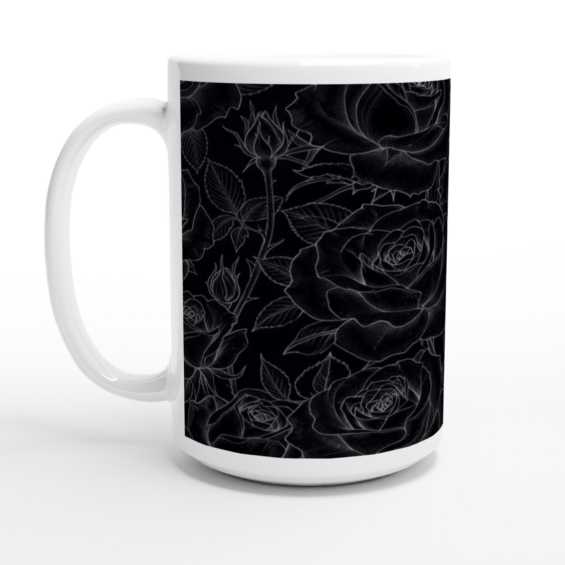 Roses - Floral Cups -  Large and Small Ceramic Mugs