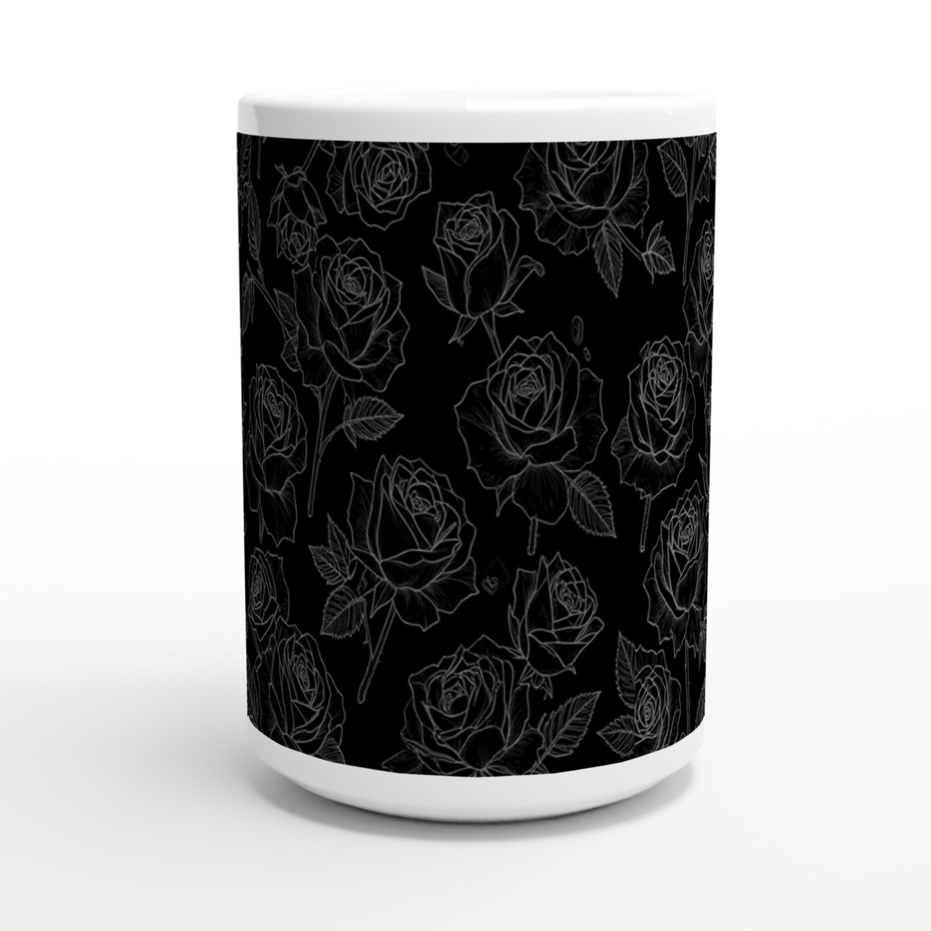 Roses - Floral Cups -  Large and Small Ceramic Mugs