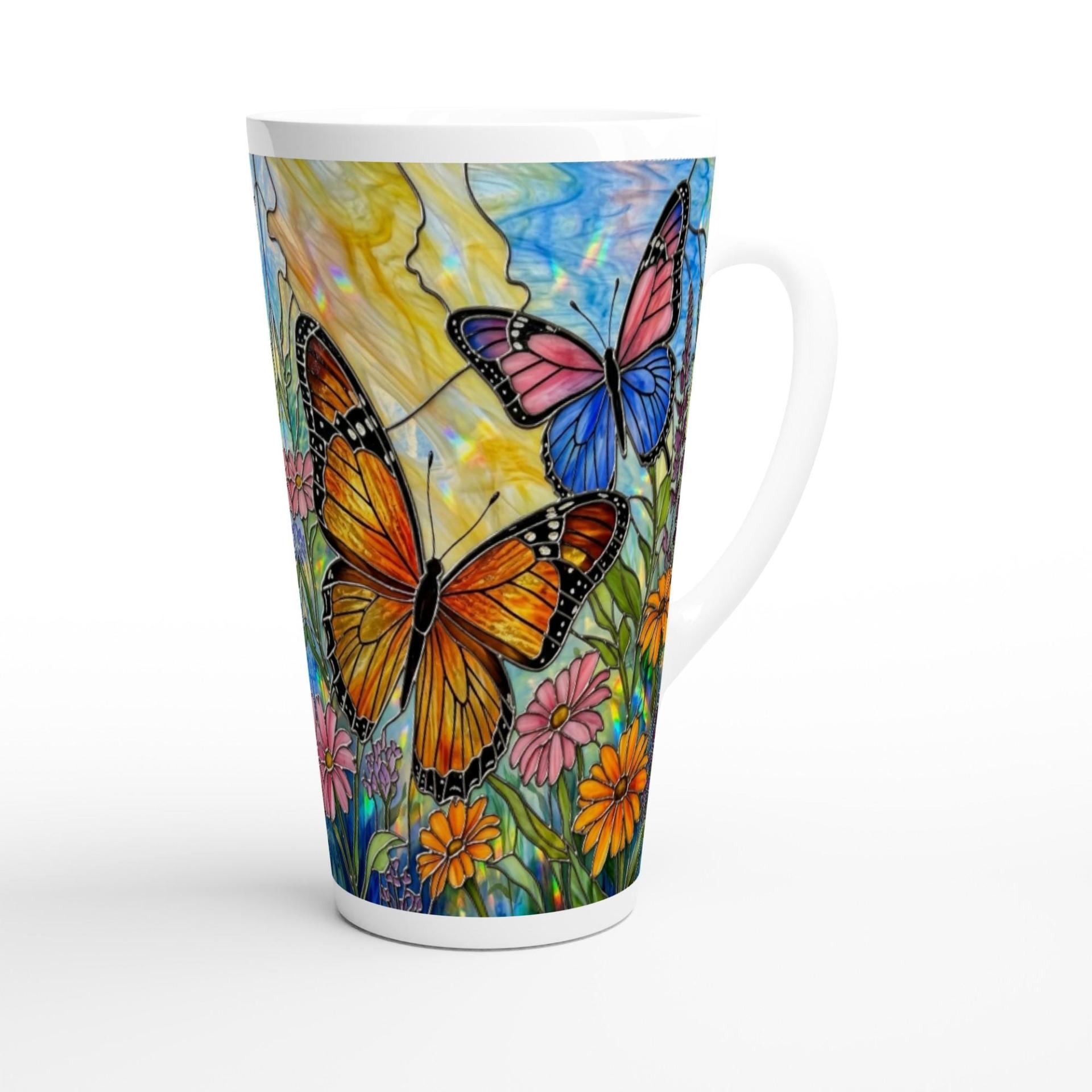 Latte 17oz Ceramic Mug - Coffee or Tea Cup, Extra Tall