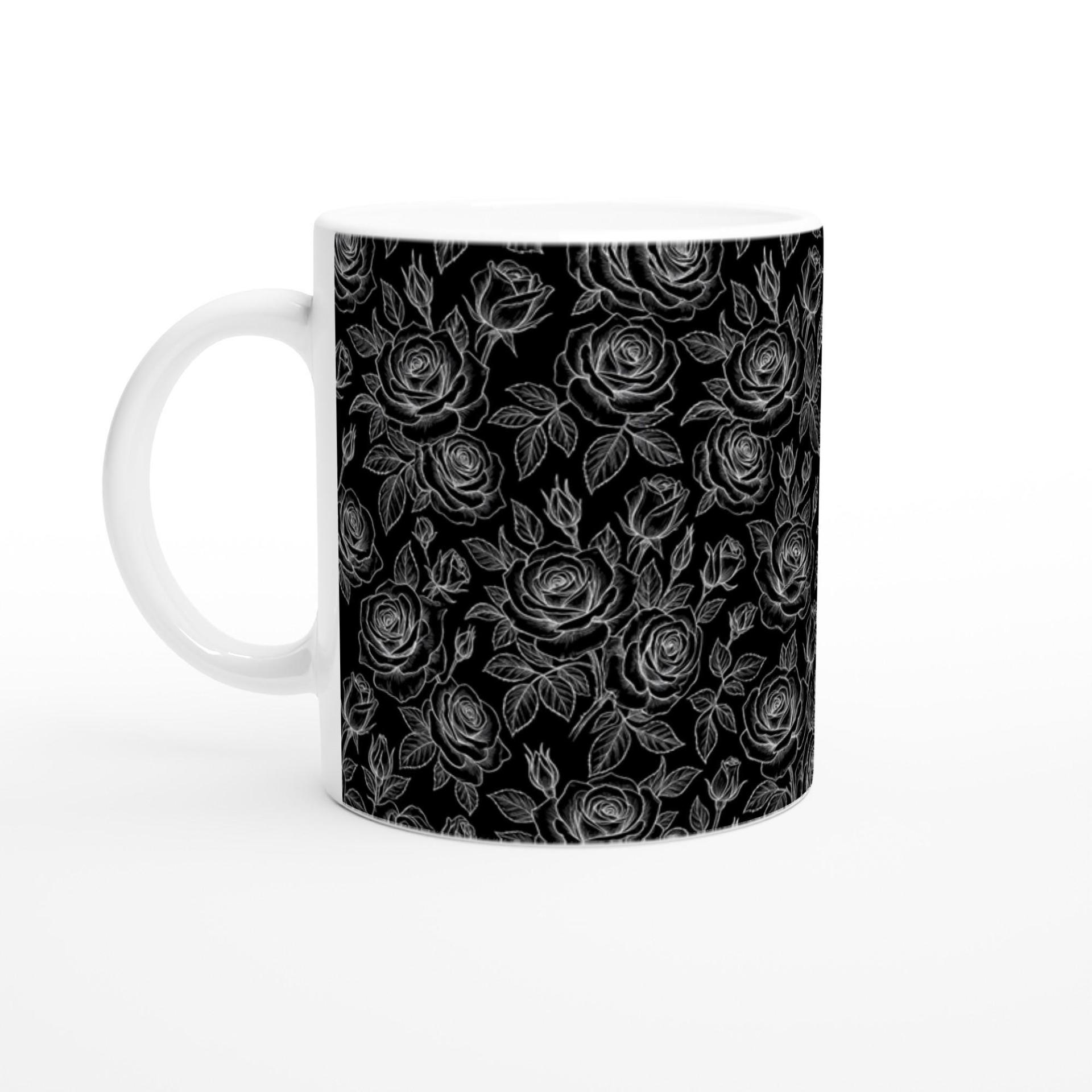 Roses - Floral Cups -  Large and Small Ceramic Mugs