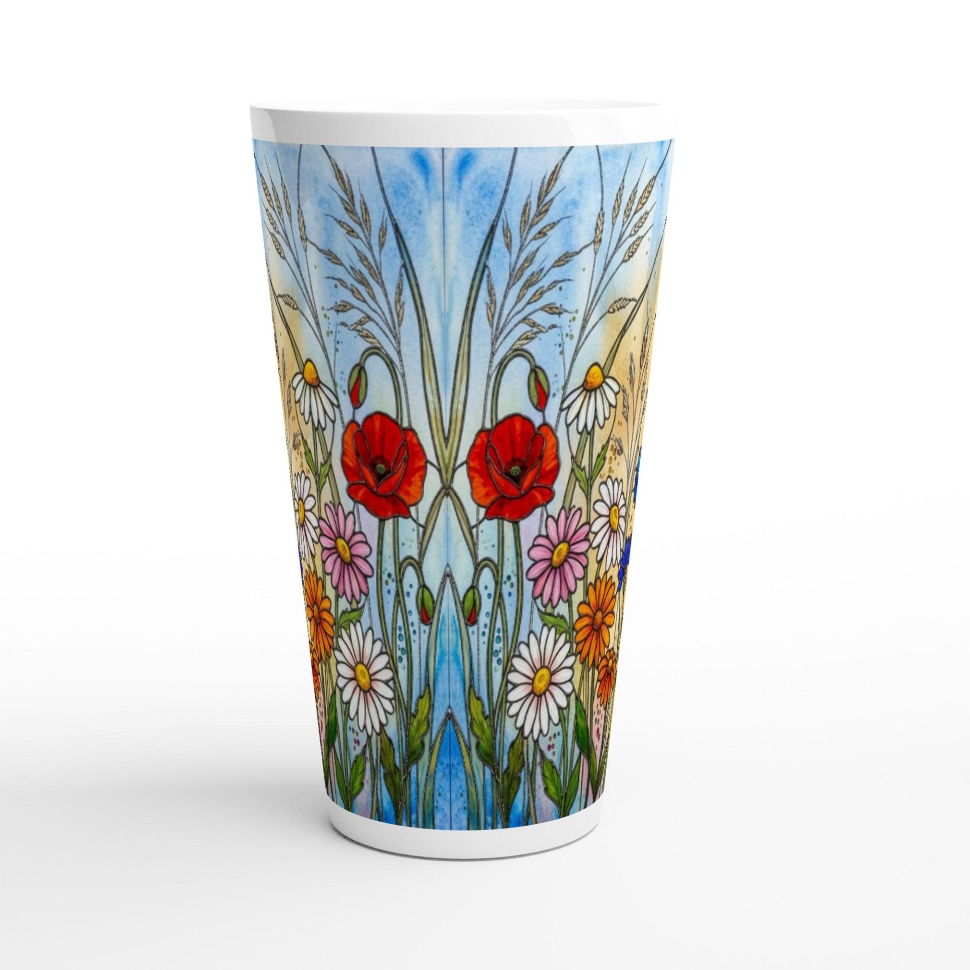 Latte 17oz Ceramic Mug - Coffee or Tea Cup, Extra Tall