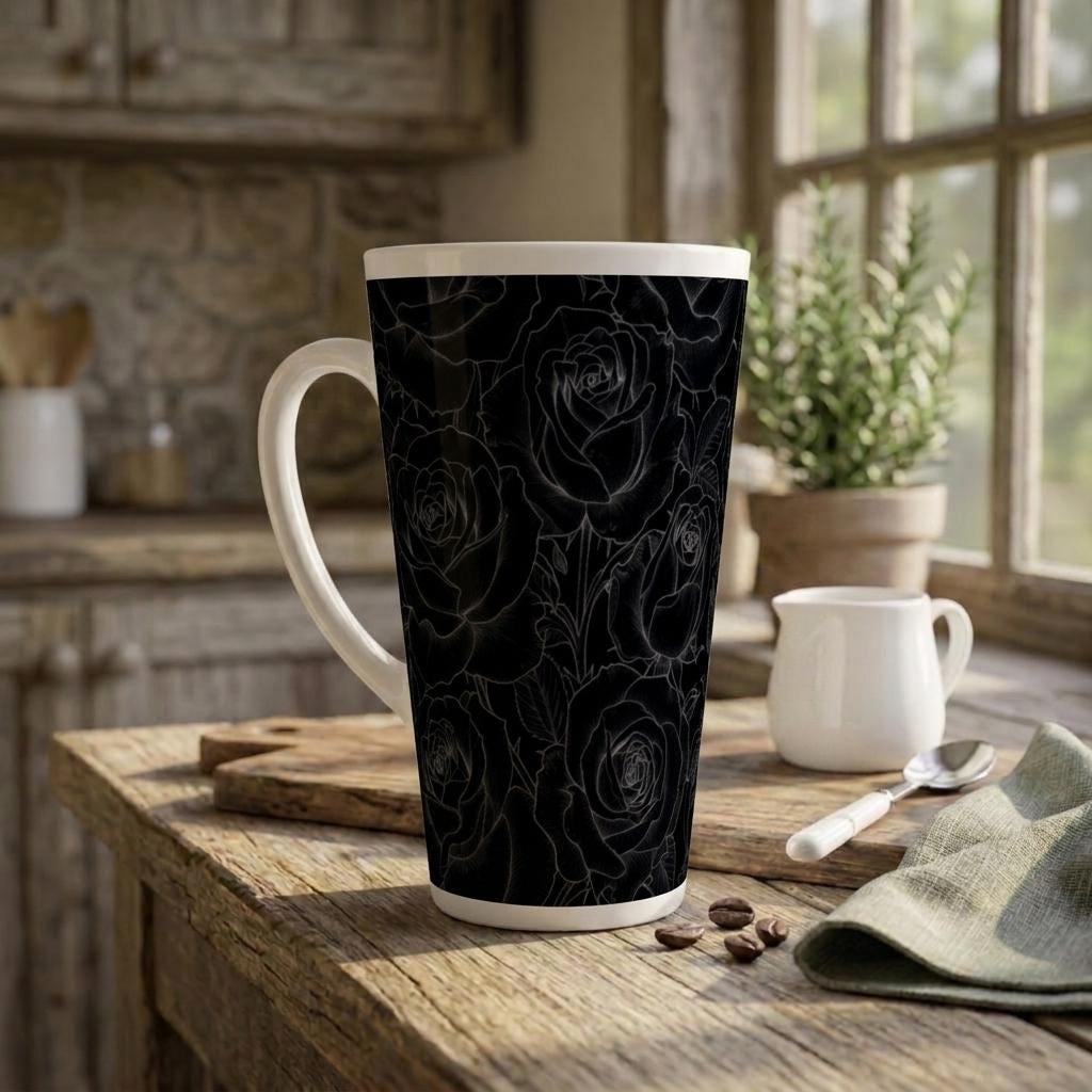 Latte 17oz Ceramic Mug - Coffee or Tea Cup, Extra Tall