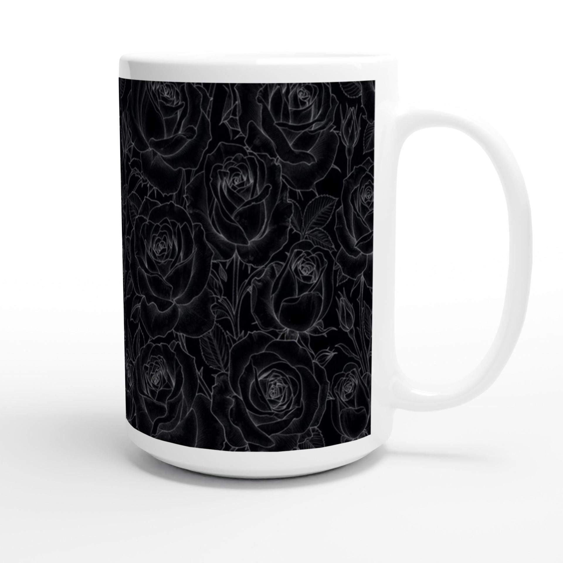 Roses - Floral Cups -  Large and Small Ceramic Mugs