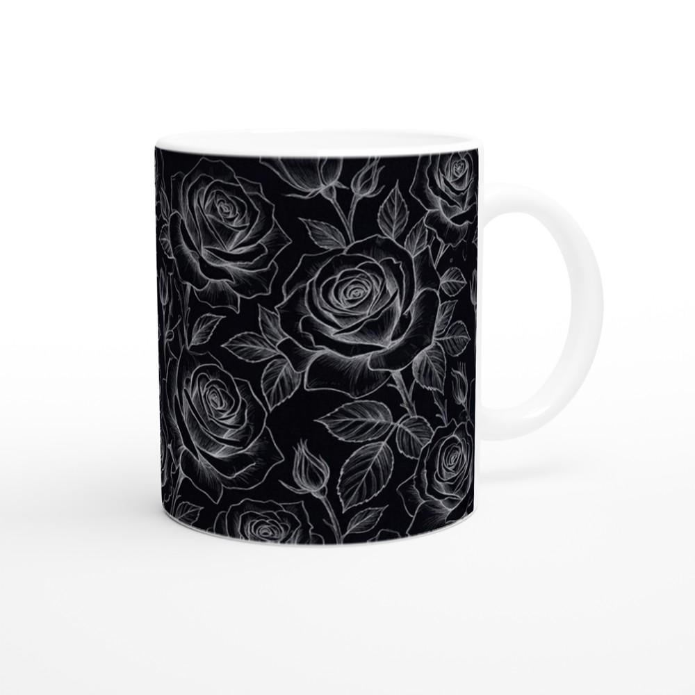 Roses - Floral Cups -  Large and Small Ceramic Mugs