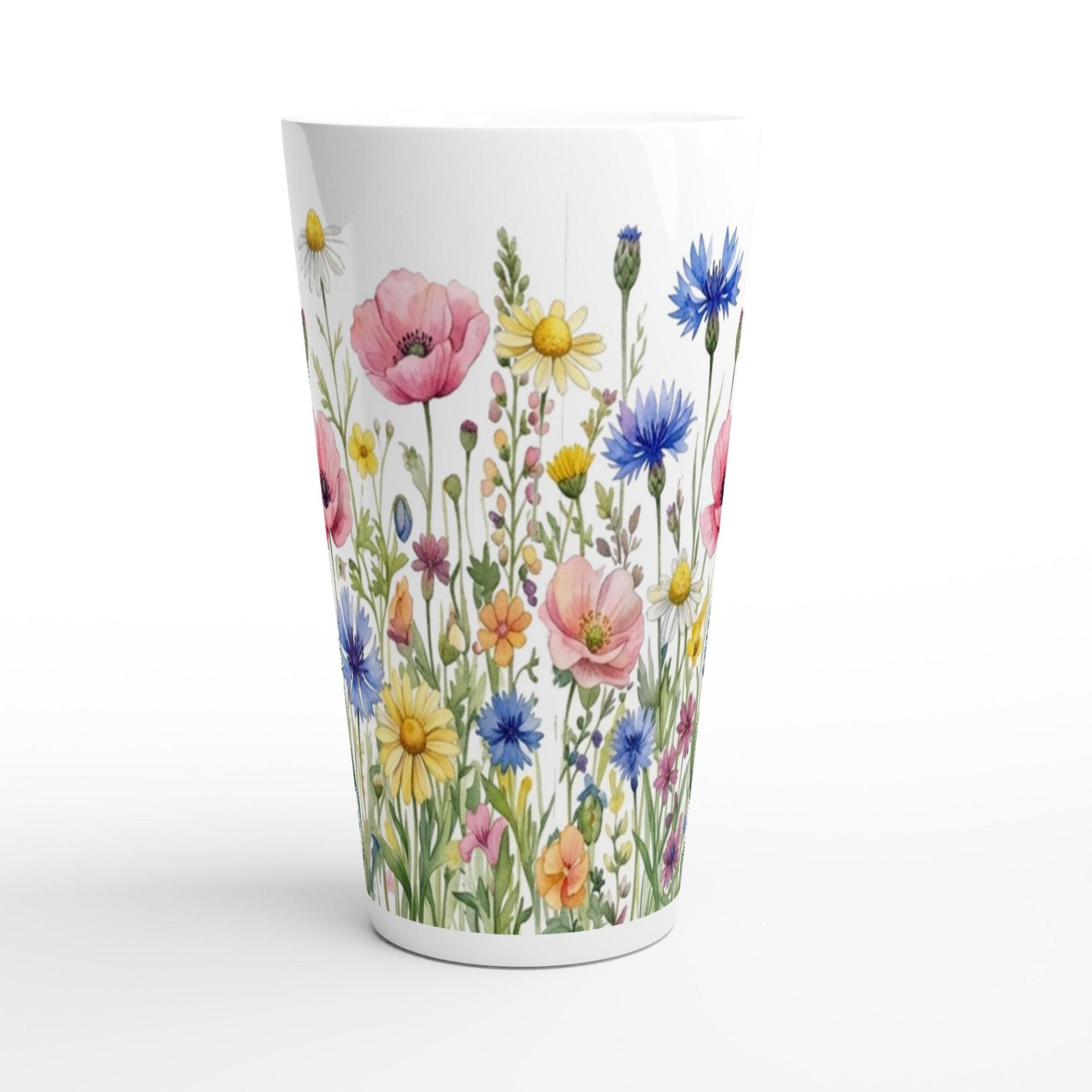 Latte 17oz Ceramic Mug - Coffee or Tea Cup, Extra Tall