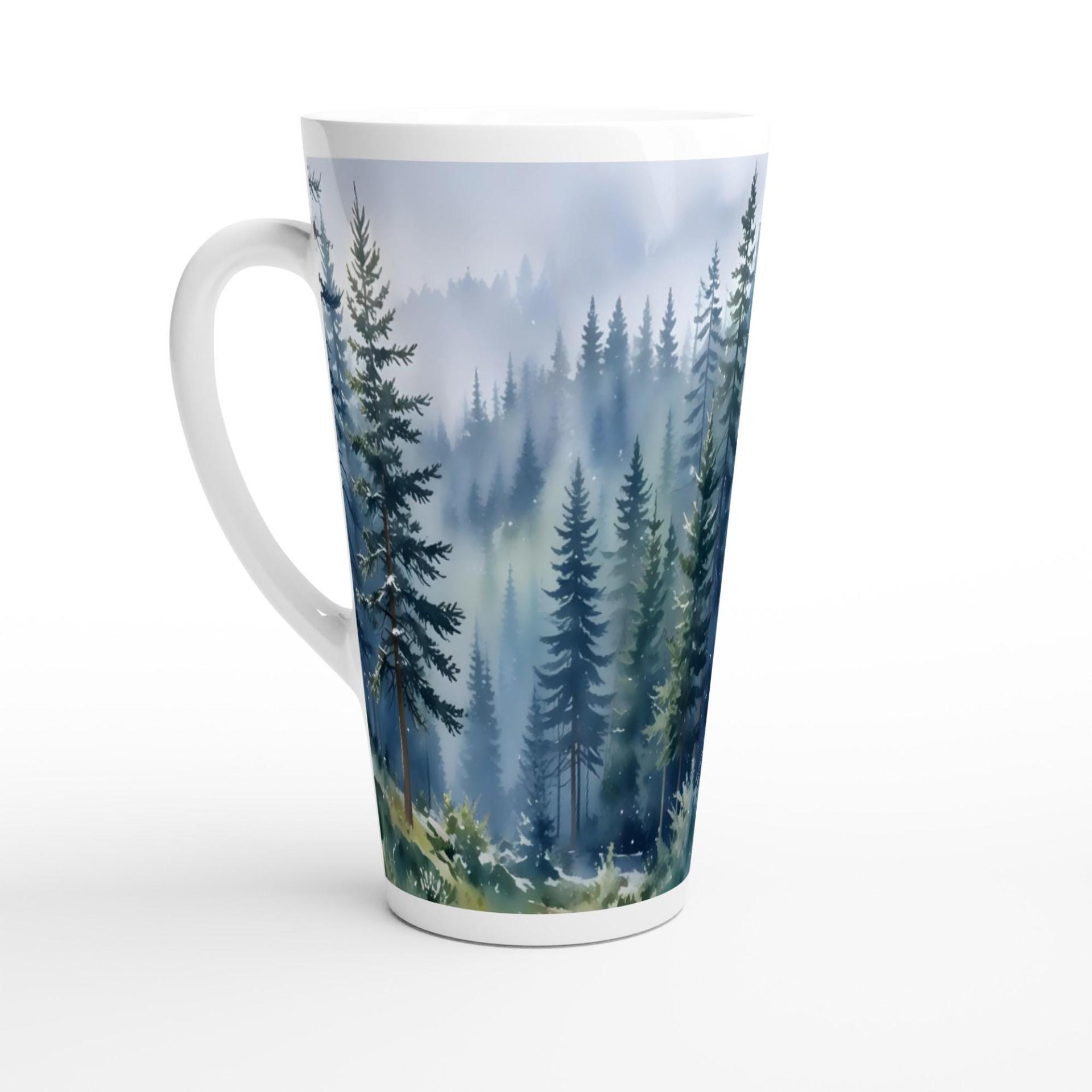 Latte 17oz Ceramic Mug - Coffee or Tea Cup, Extra Tall